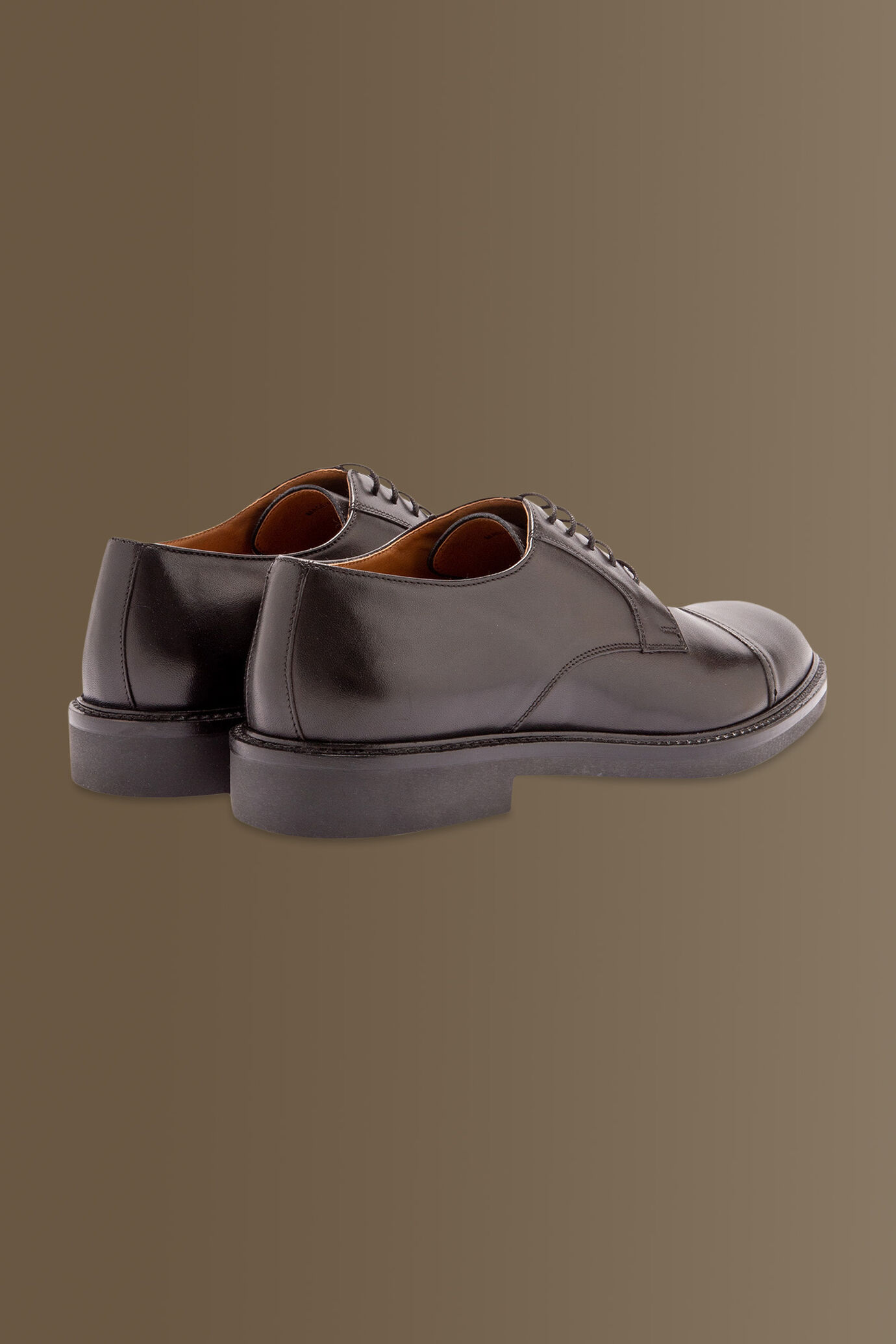 Derby cap toe shoes - 100% leather image number 3