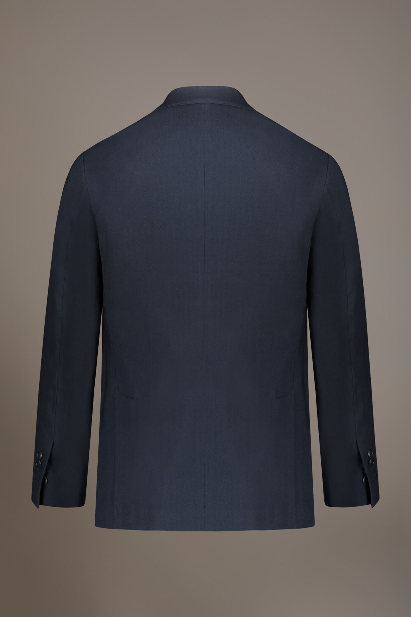 Regular fit single-breasted suit patterned herringbone fabric with solaro texture image number 5