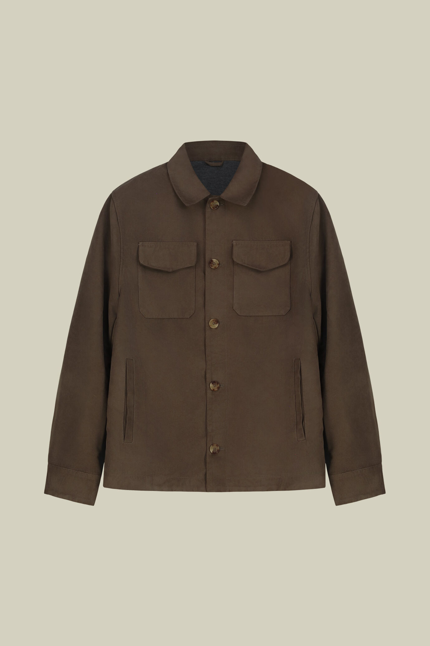 Men&rsquo;s unlined suede-effect jacket regular fit image number 4