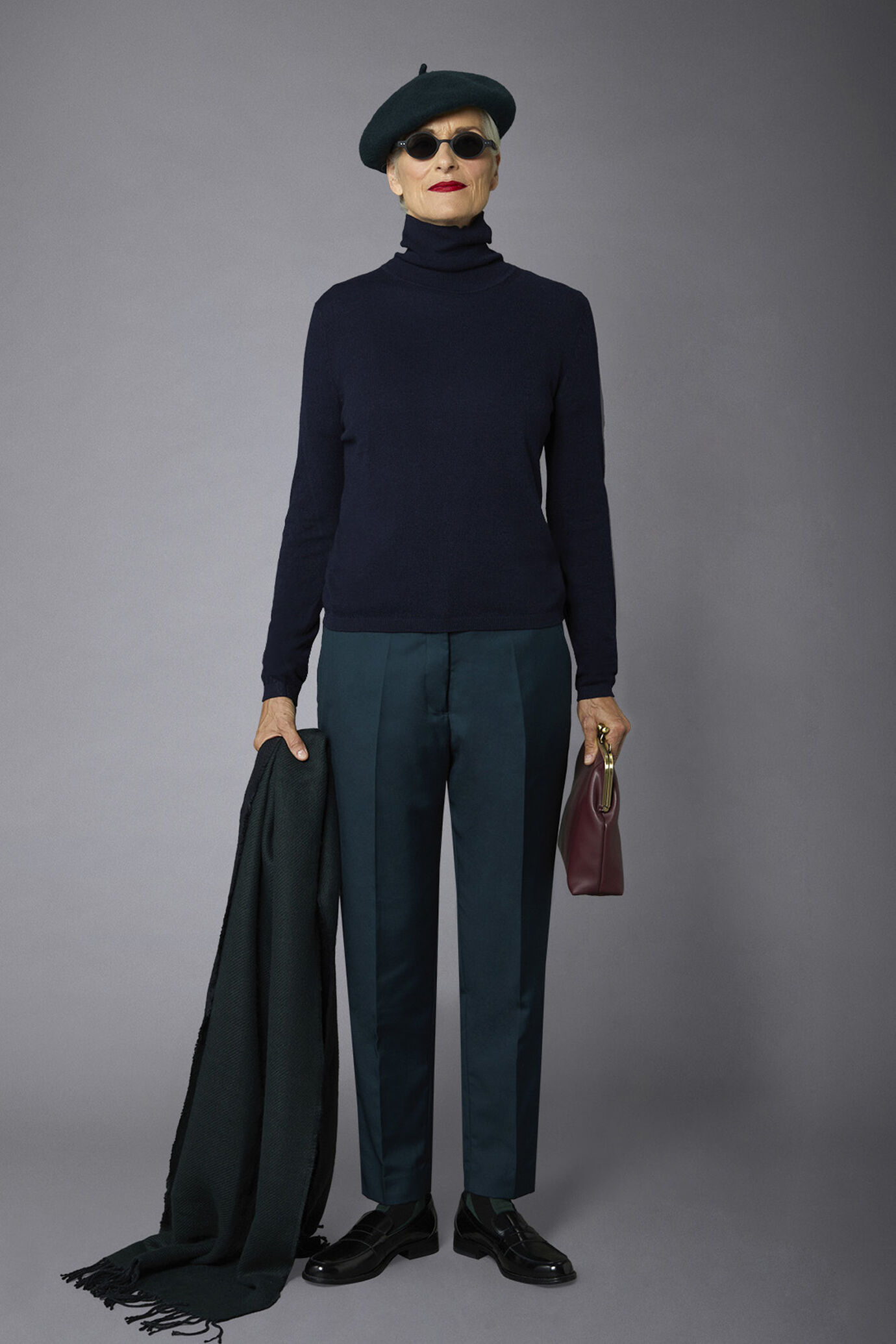 Wool and cashmere blend turtleneck sweater