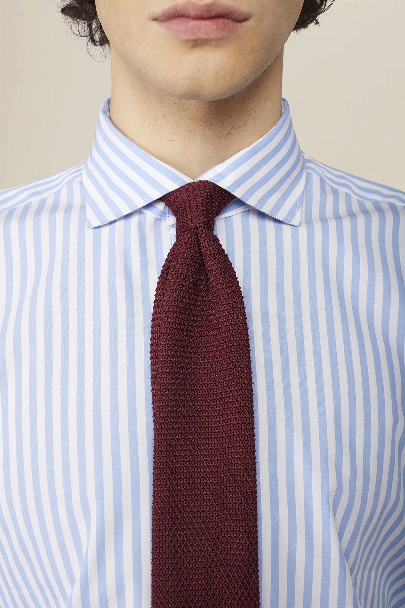 Chemise homme 100 % coton &agrave; larges rayures image number 2