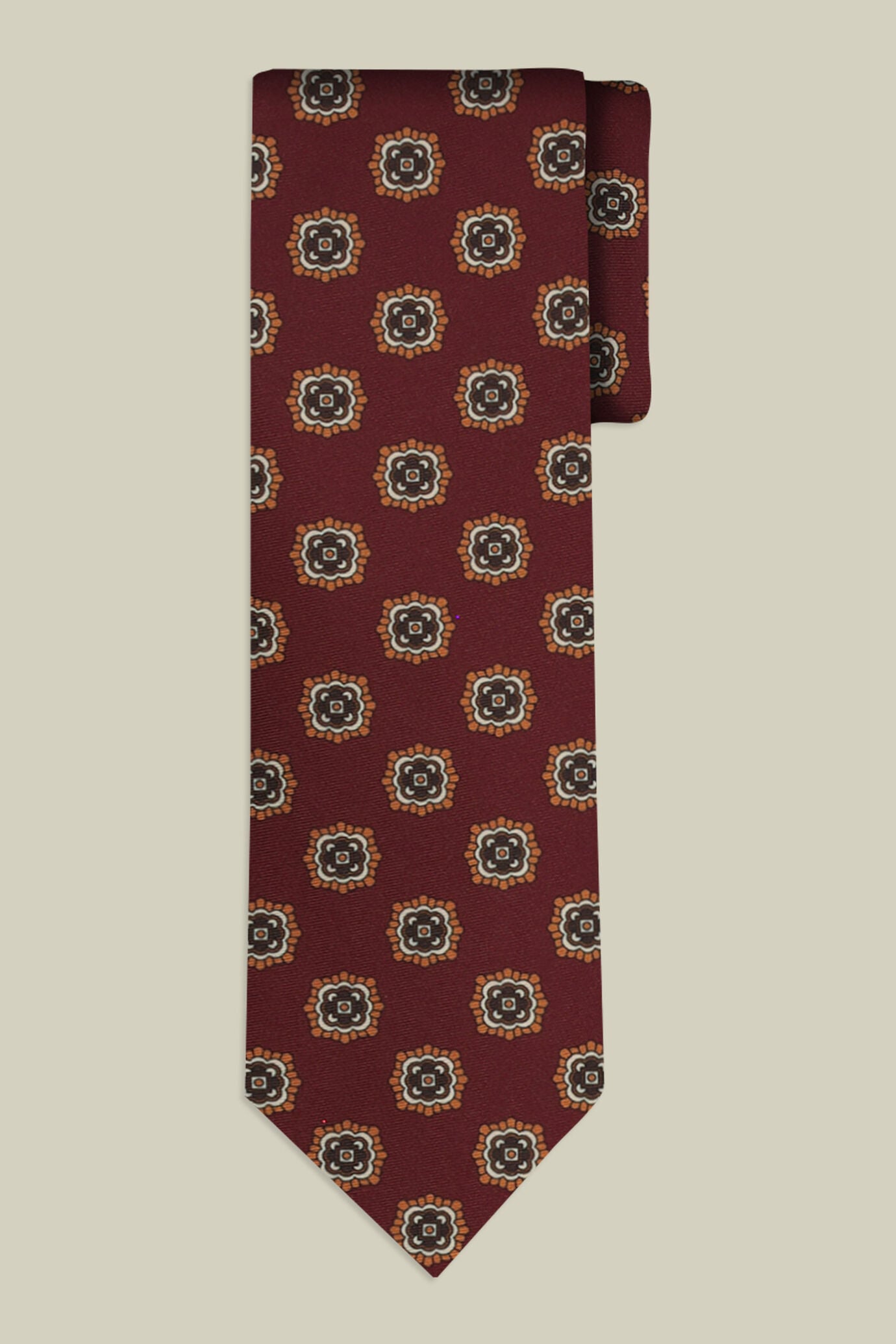 Cravate pour homme avec imprim&eacute; g&eacute;om&eacute;trique image number 1
