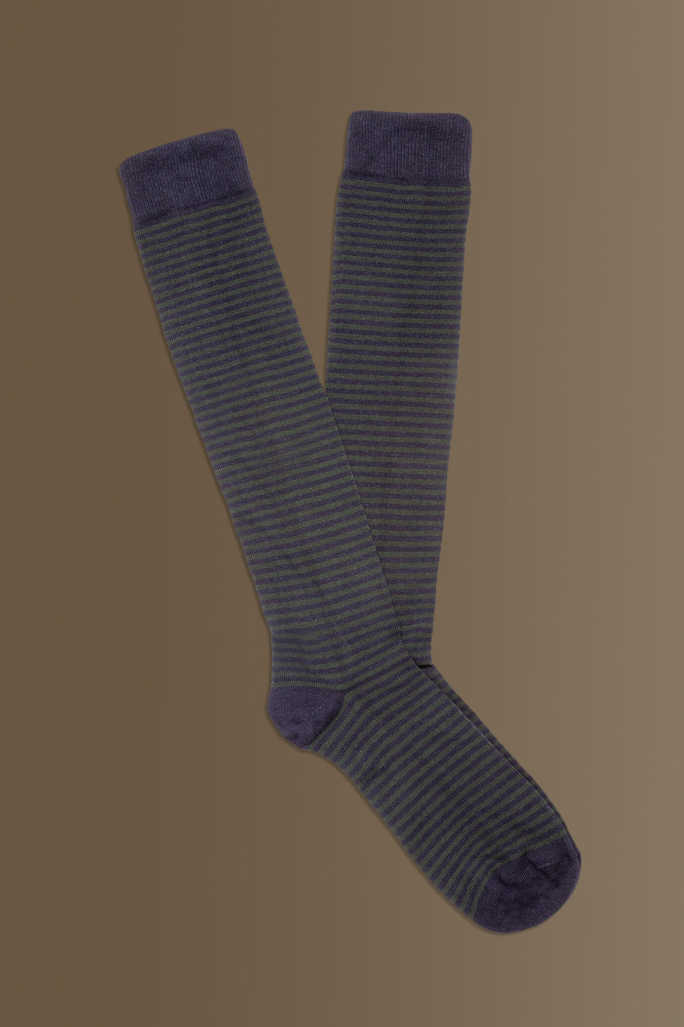 Socks - stripe fancy- cotton stretch image number 0