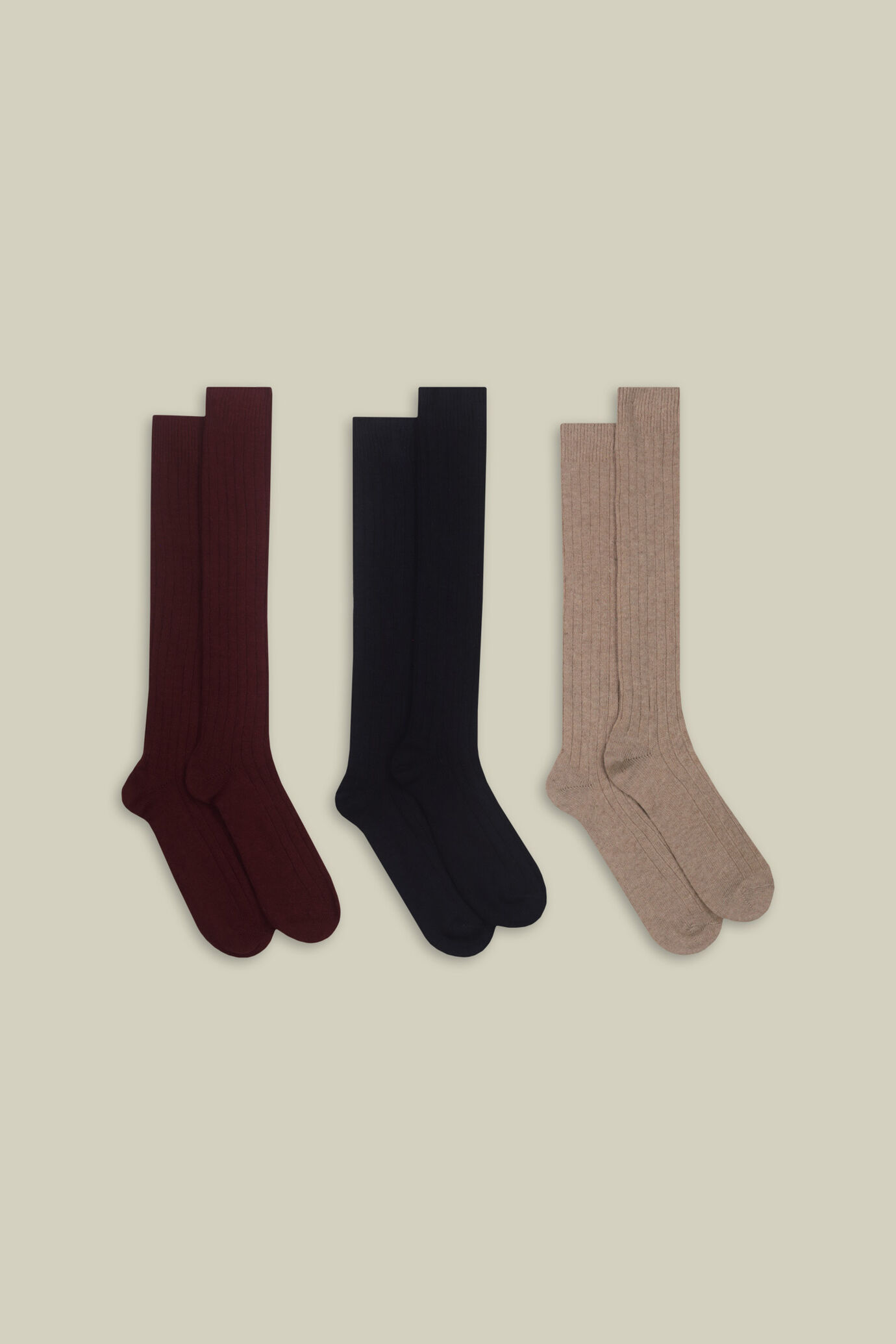 Set of 3 men&rsquo;s Cashmere-blend socks image number 0