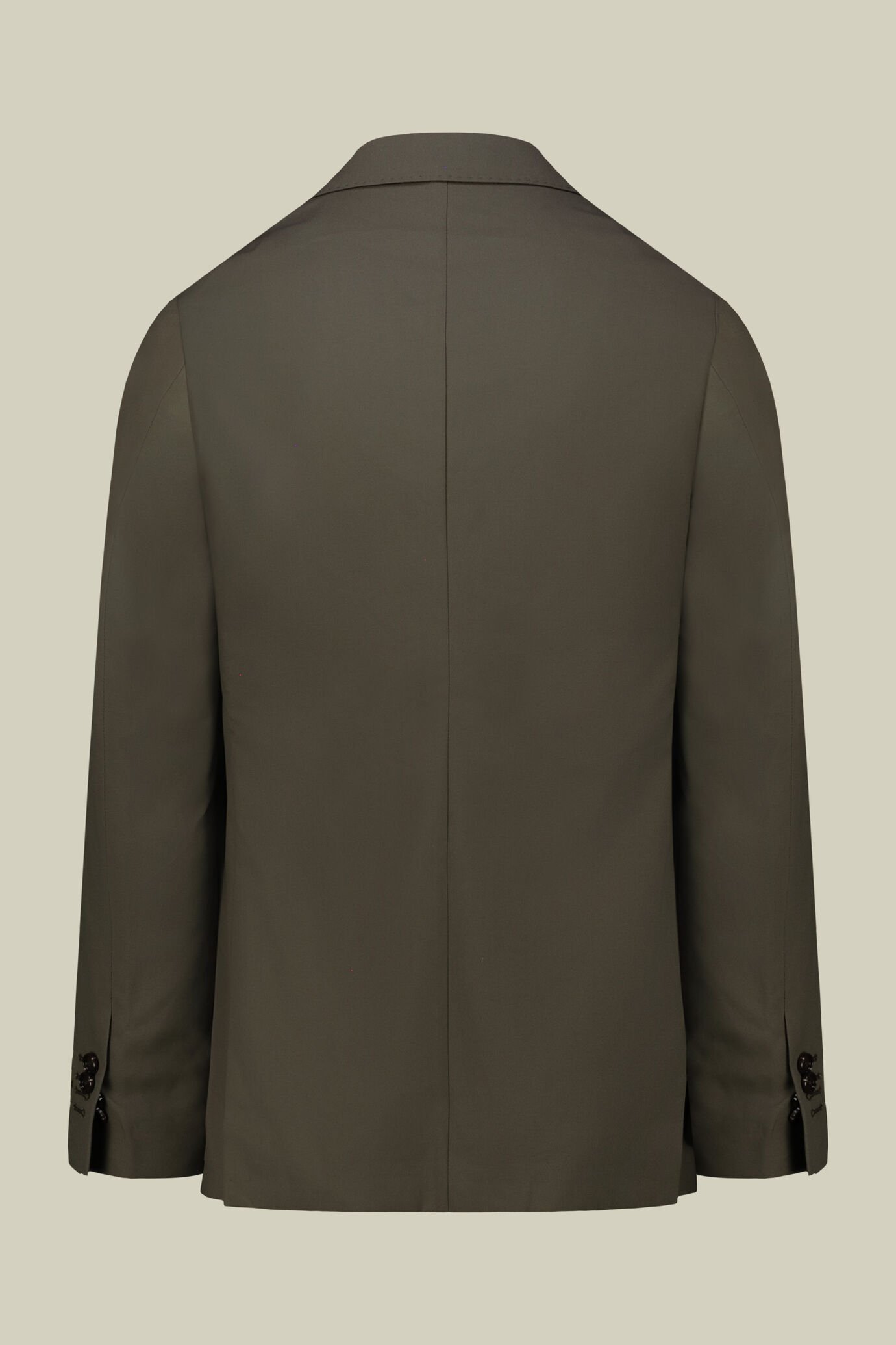 Abito uomo tinta unita con giacca con collo a lancia regular fit image number 5