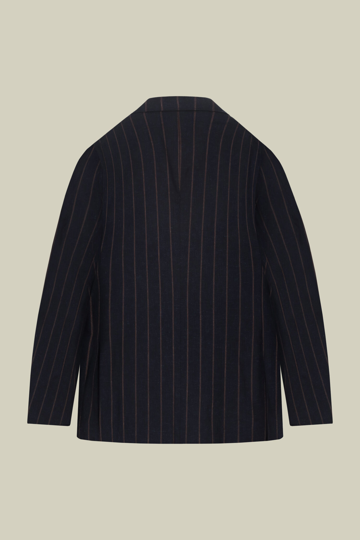 Giacca uomo doppiopetto sfoderata gessata image number 5