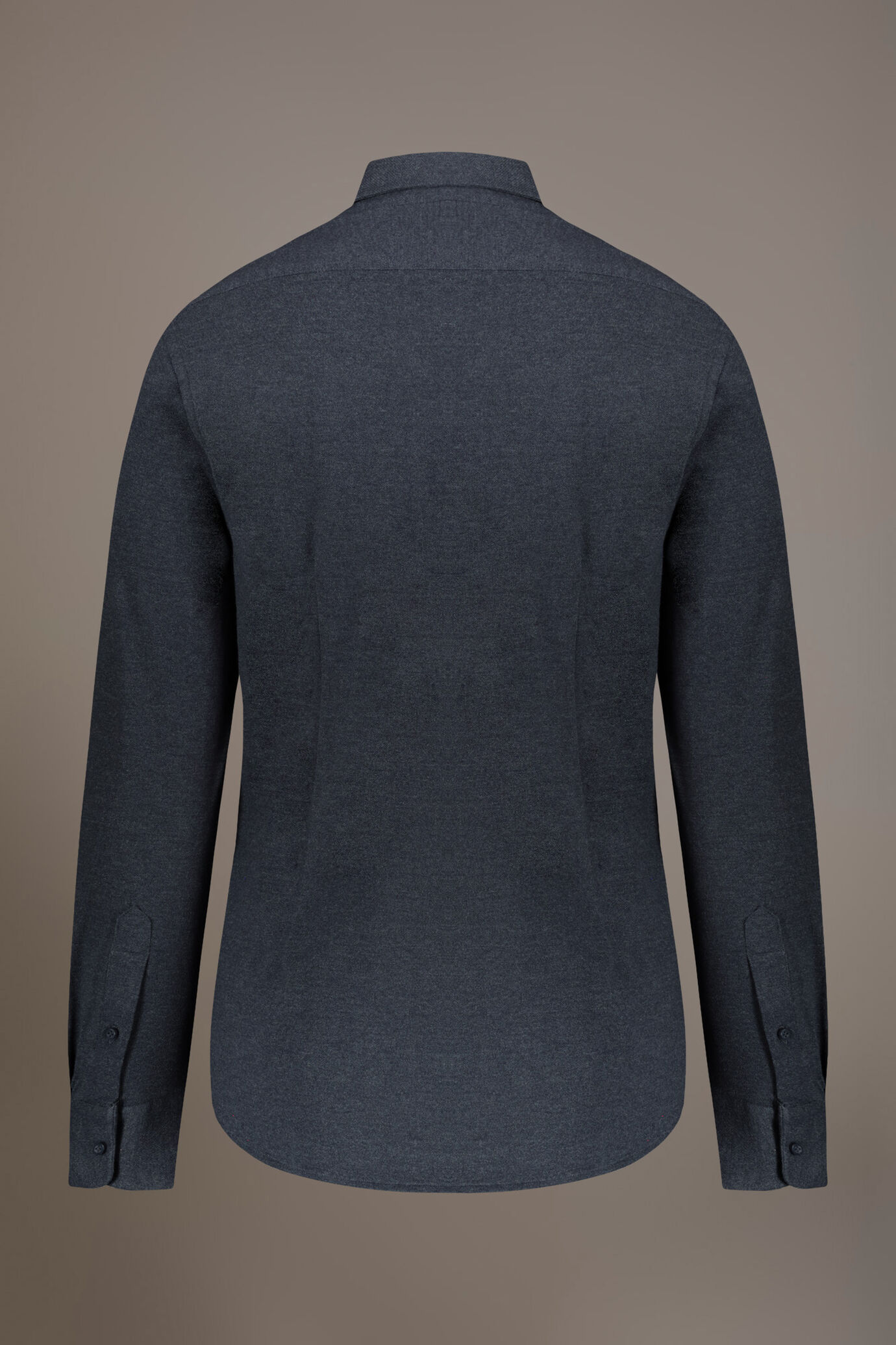 Camicia casual collo francese comfort fit cotone piquet image number 4