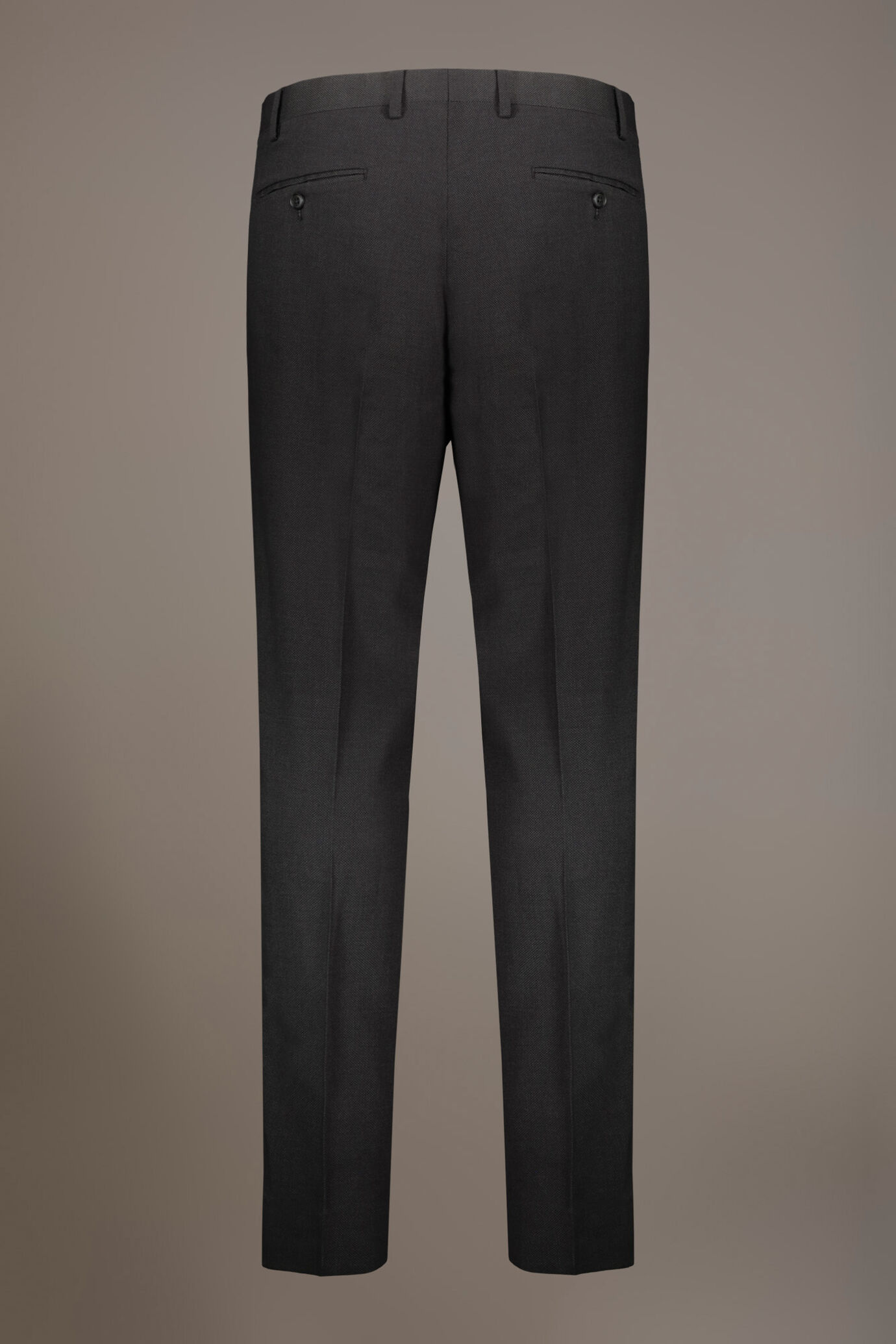 Abito monopetto regular fit tessuto occhio di pernice image number 8
