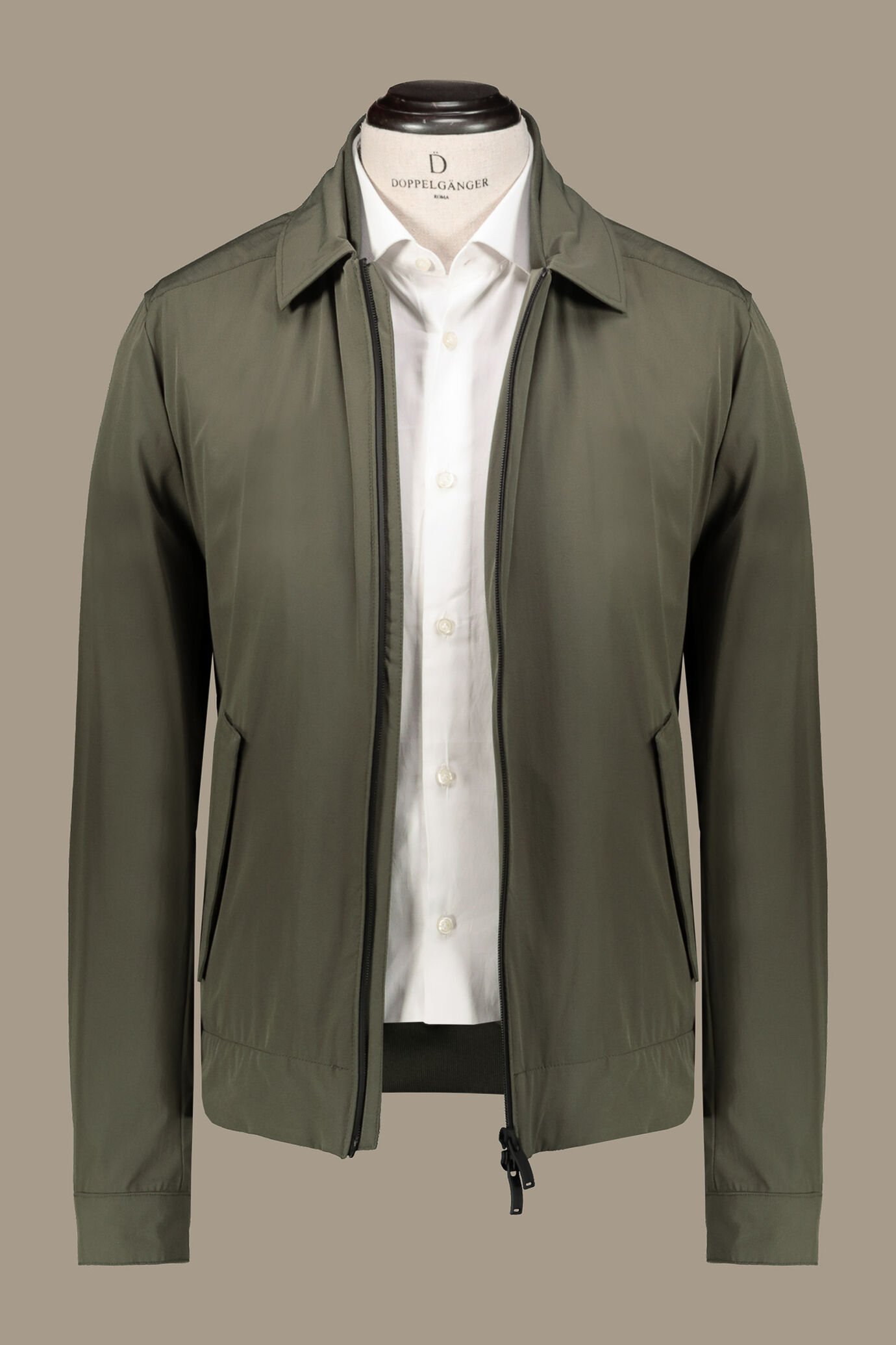 Waterproof sailor jacket with zip image number 5
