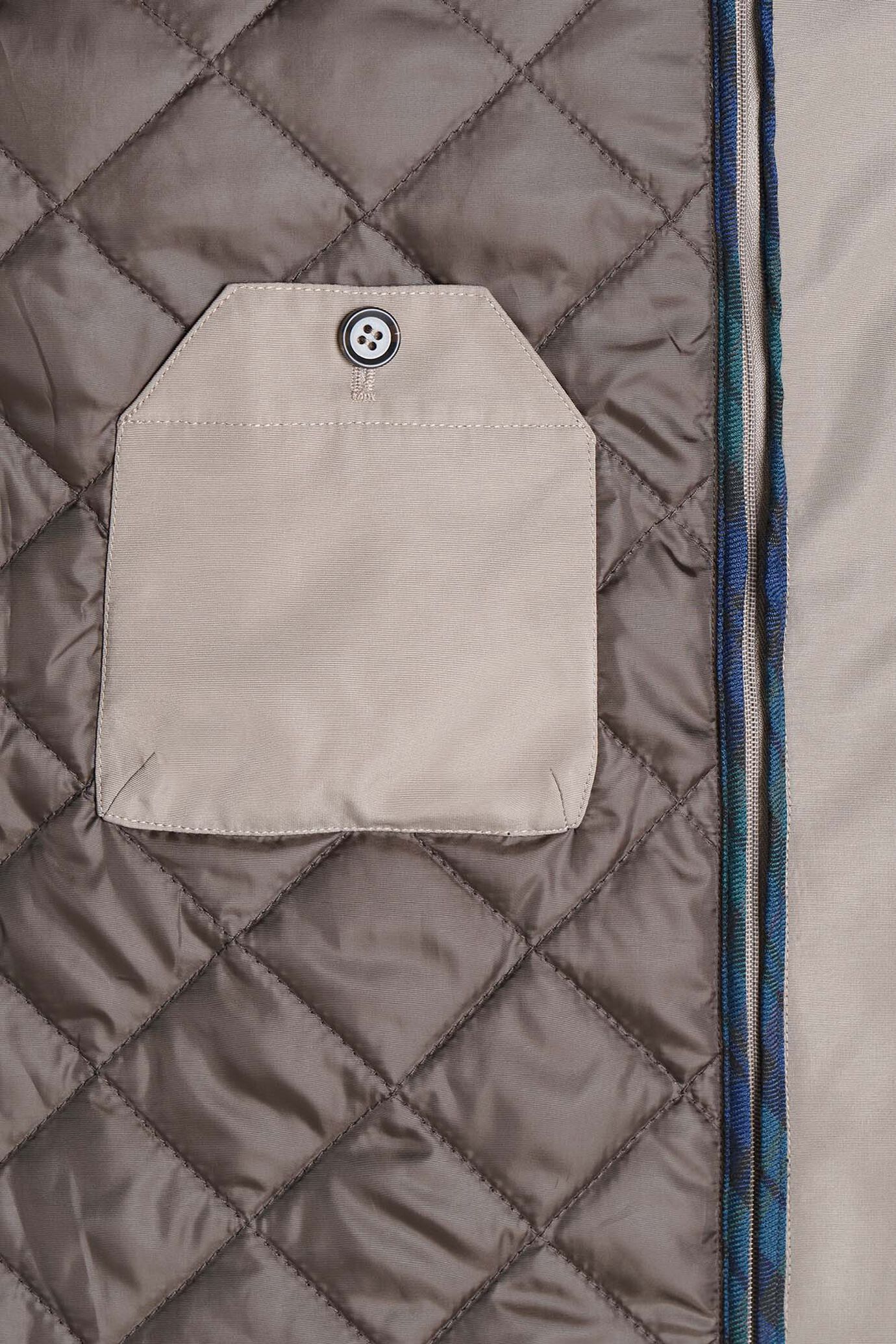 Coated padded tech raincoat image number 5