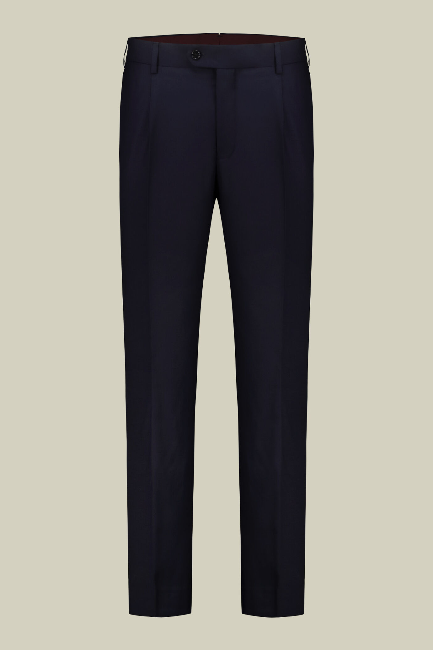 Single-breasted men's suit with classic single-pleat trousers, in 100% wool with dobby texture image number 6