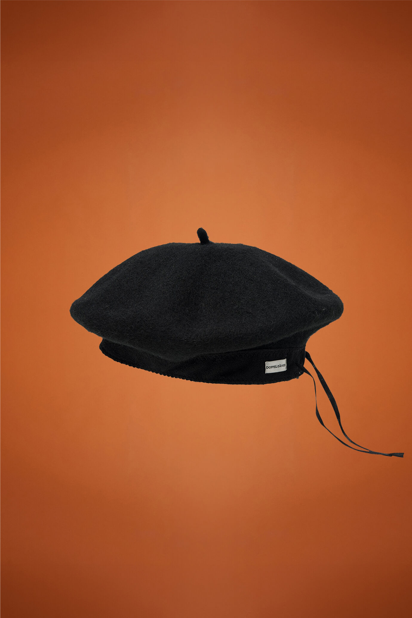 Women's beret 100% plain wool image number 1