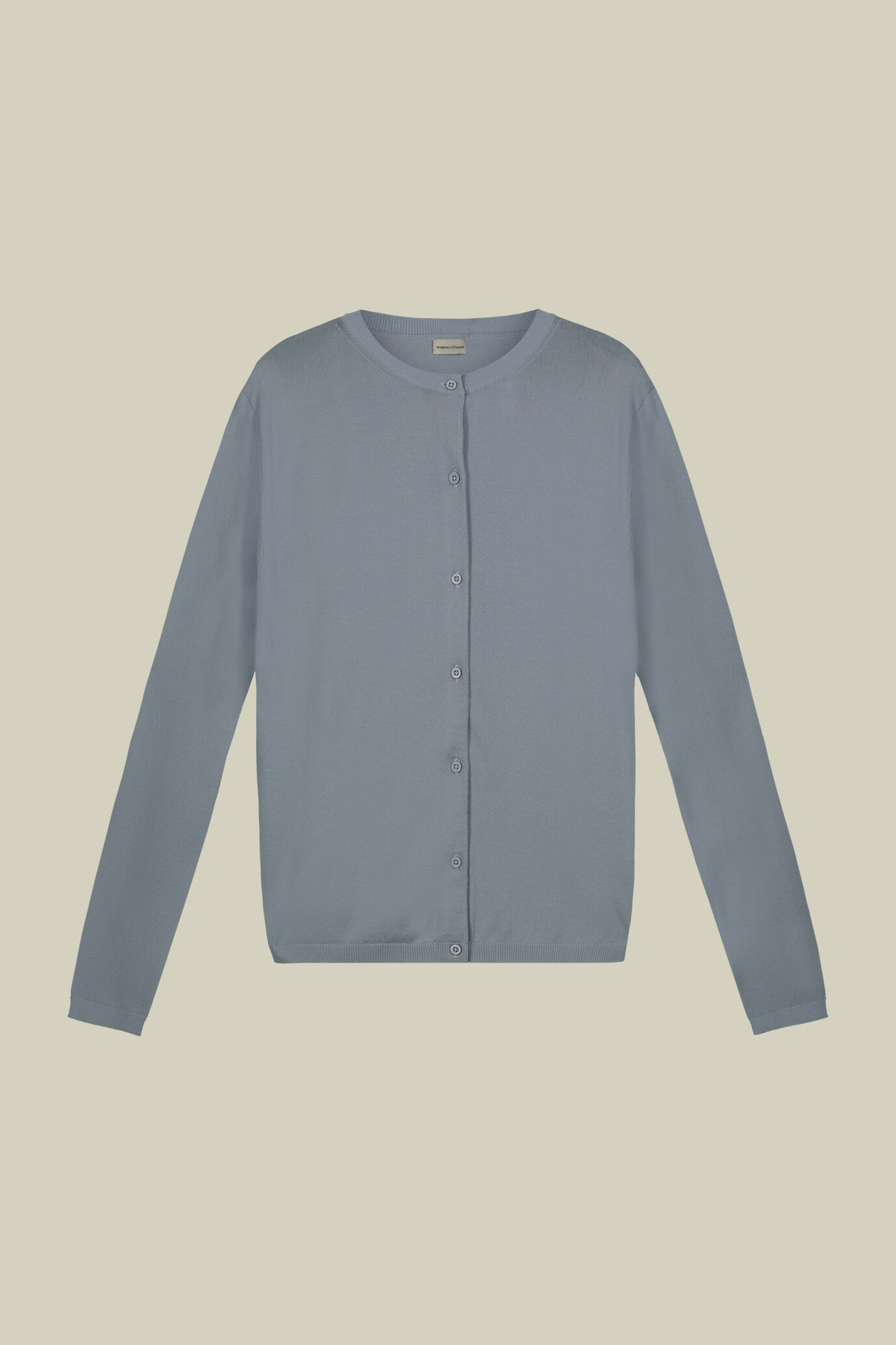 Damen-Strickjacke mit Rundhalsausschnitt