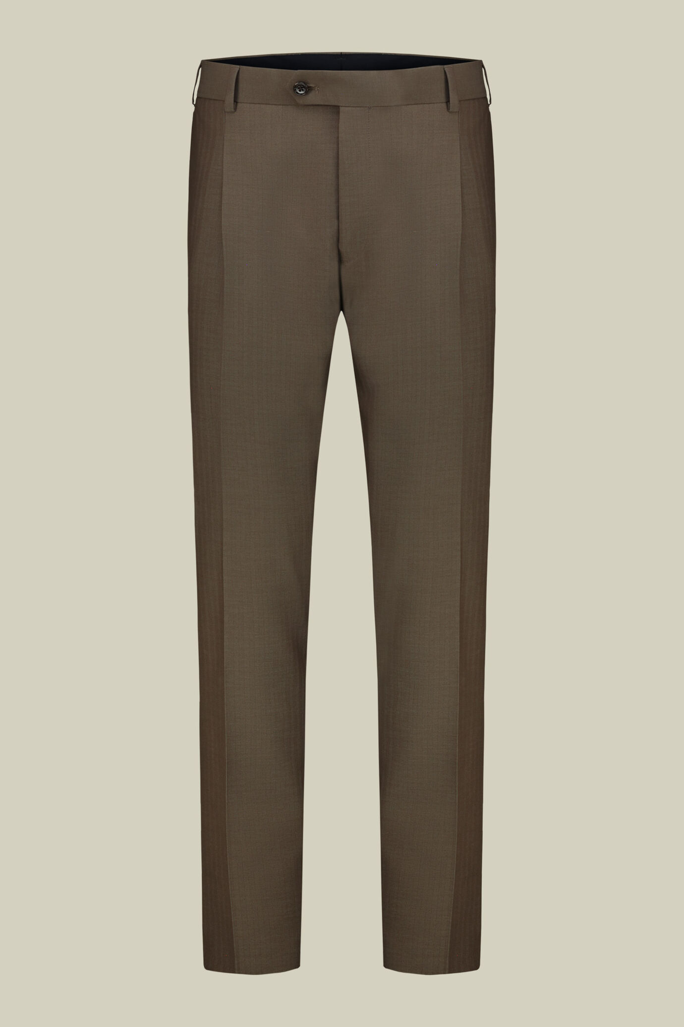 Abito uomo doppiopetto in tessuto Herringbone image number 6