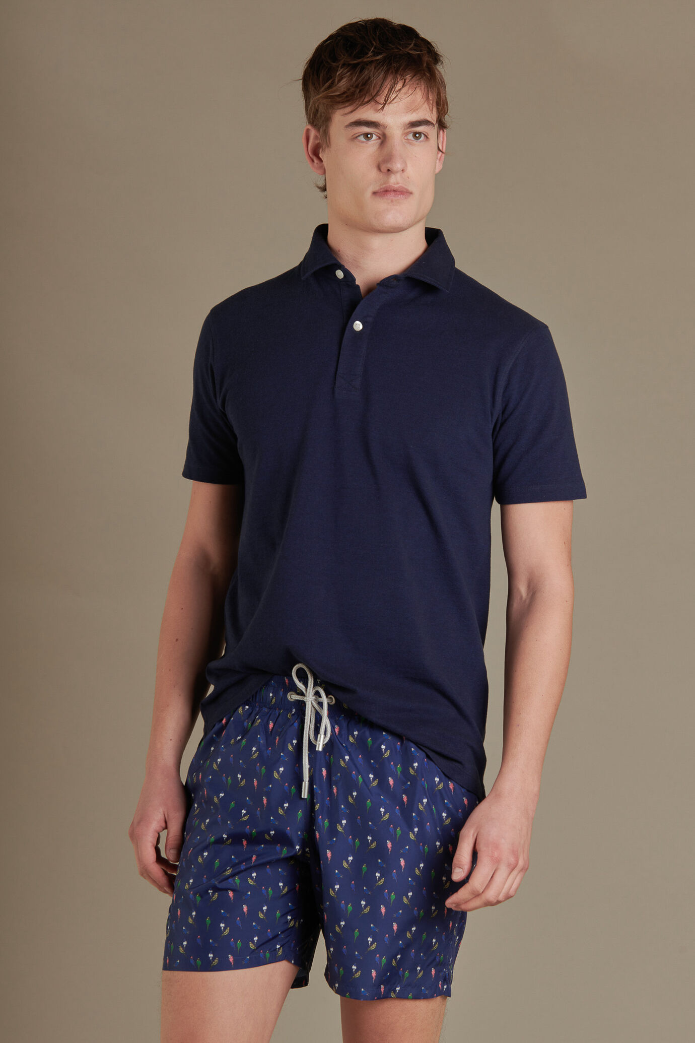 Swimsuit birds print image number 0