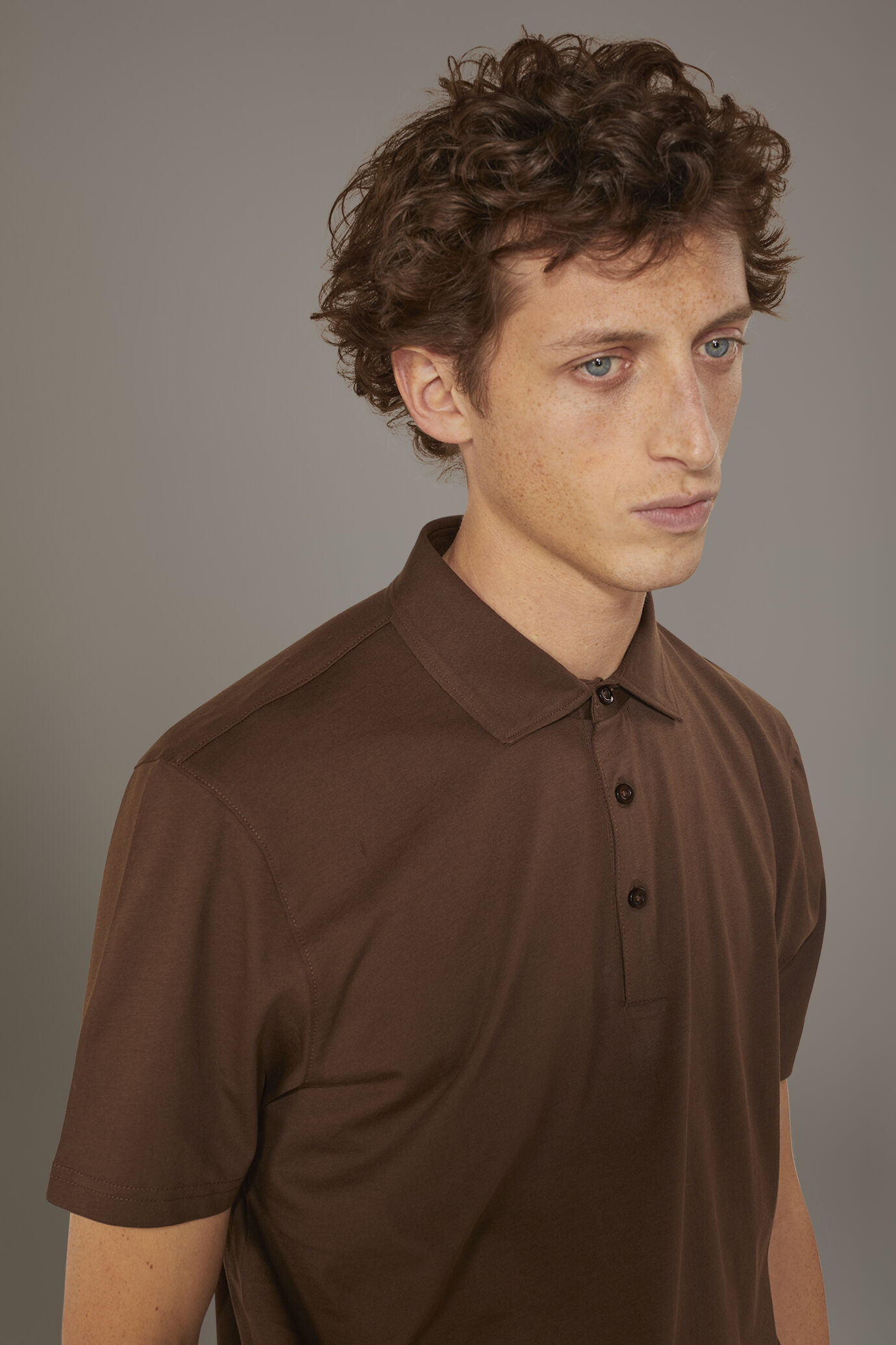 Kurzarm-Poloshirt aus 100 % Supima-Baumwolle image number 1