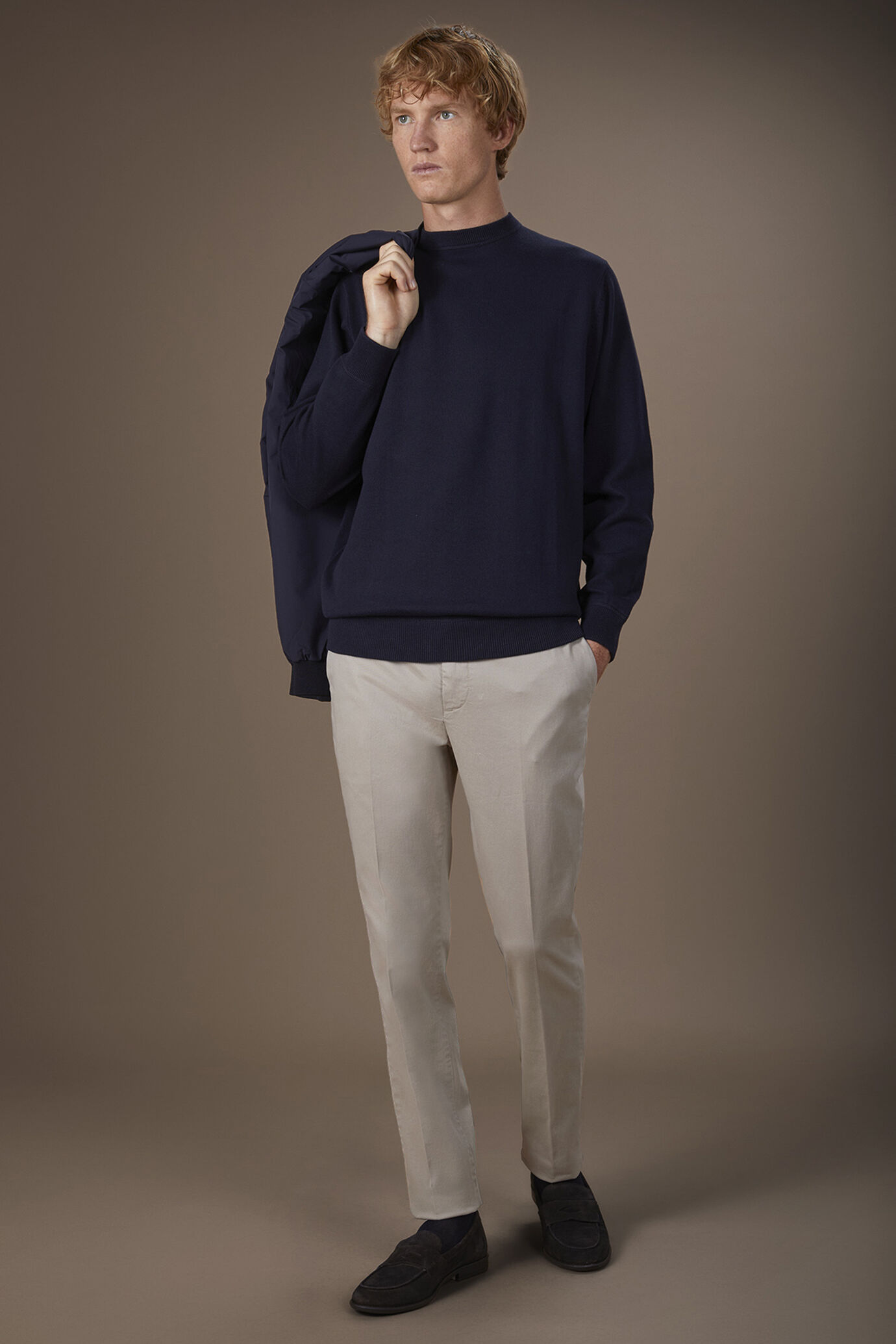Maglia uomo girocollo 100% cotone regular fit image number 1