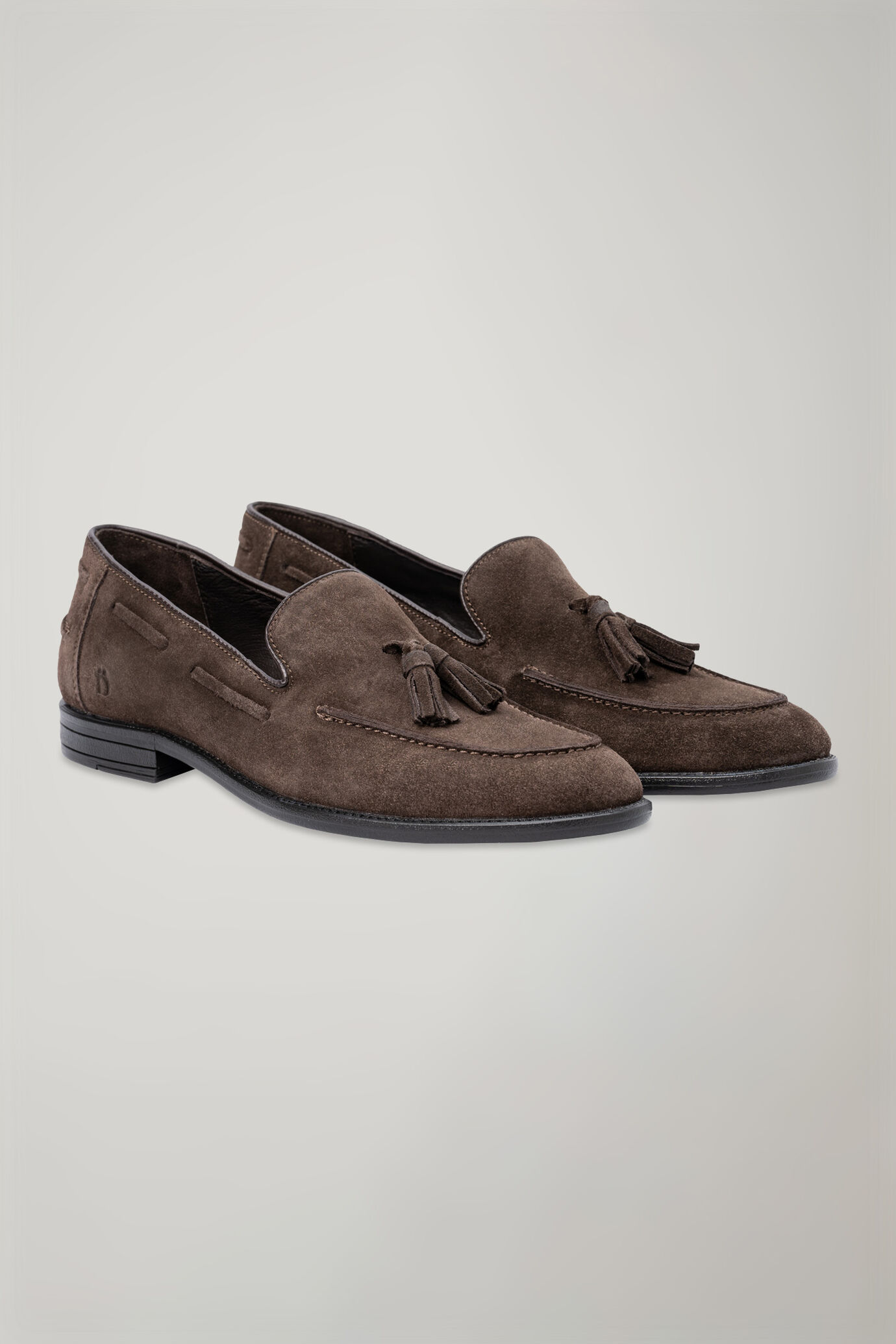 Mocassin pour homme en daim véritable image number 1