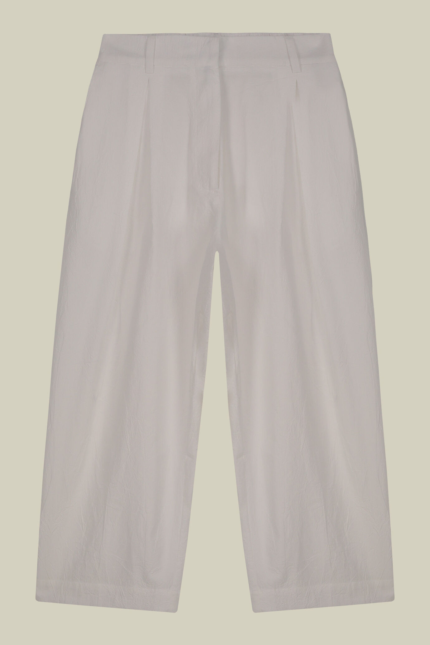 Pantalone donna con pince 100% cotone image number 4
