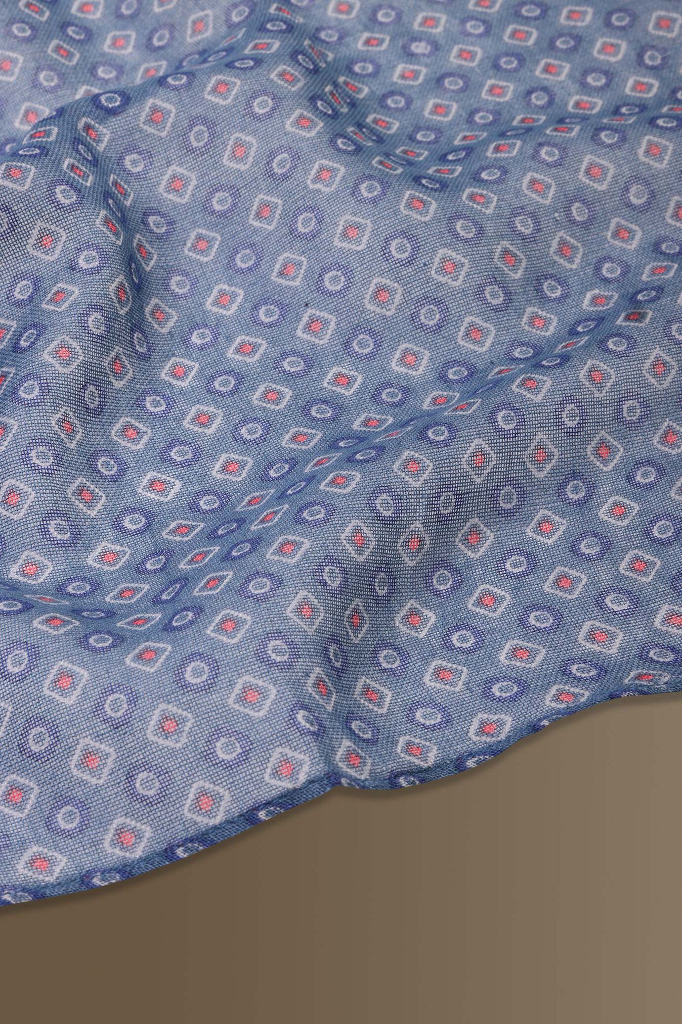 Foulard 70x70 cm fancy design cotton fabric image number 1