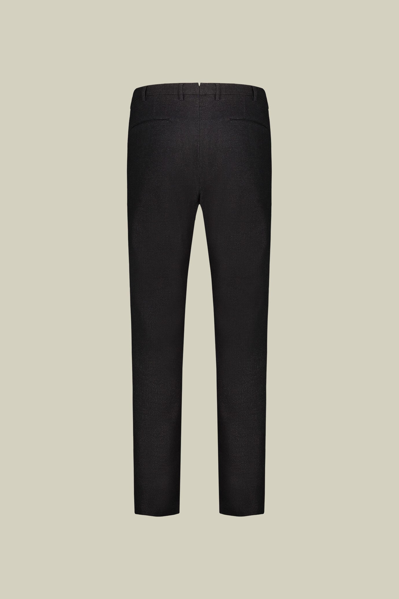 Klassische Herrenhose in Melange-Optik mit Regular-Fit image number 5