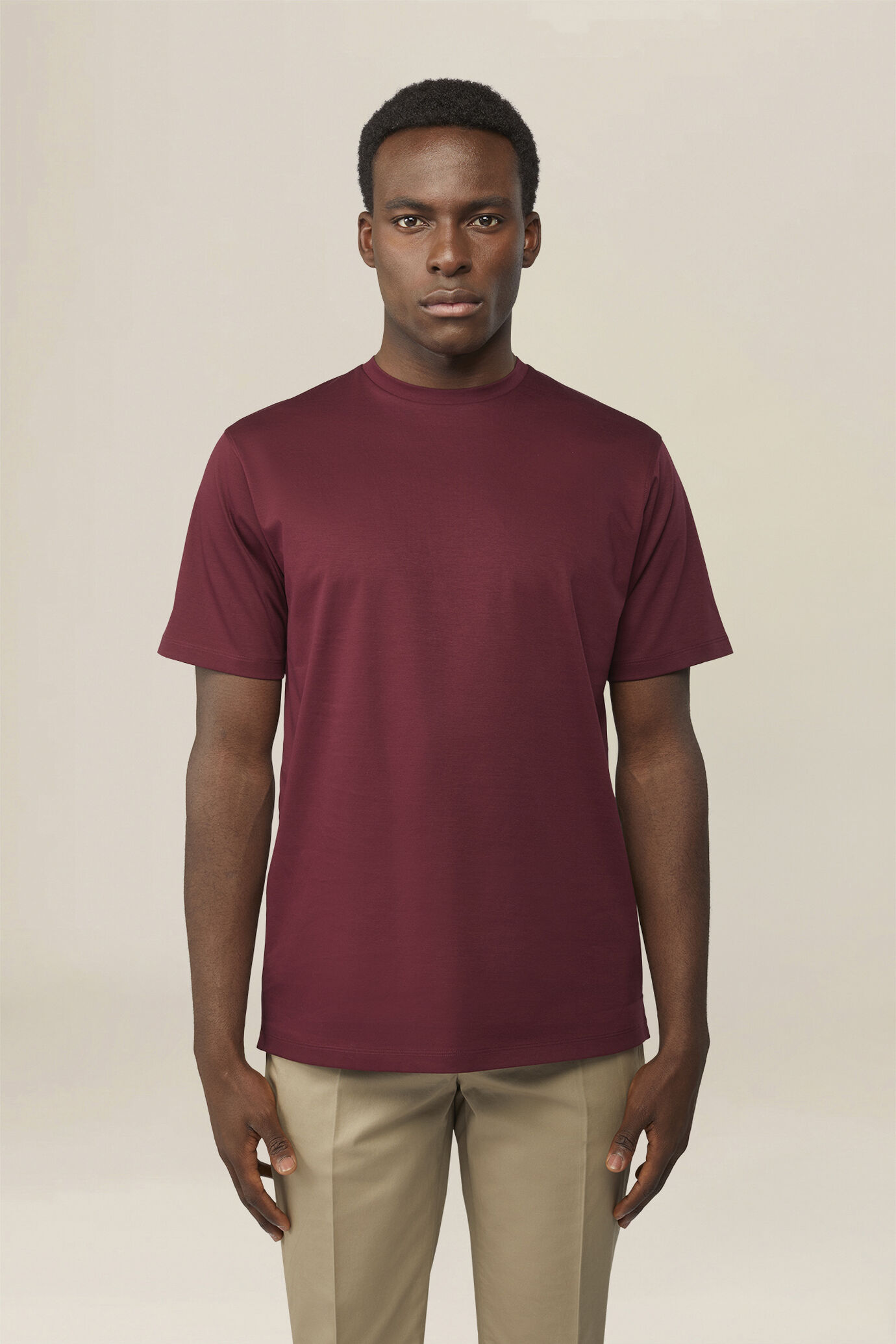 T-shirt homme 100 % coton coupe classique image number 0