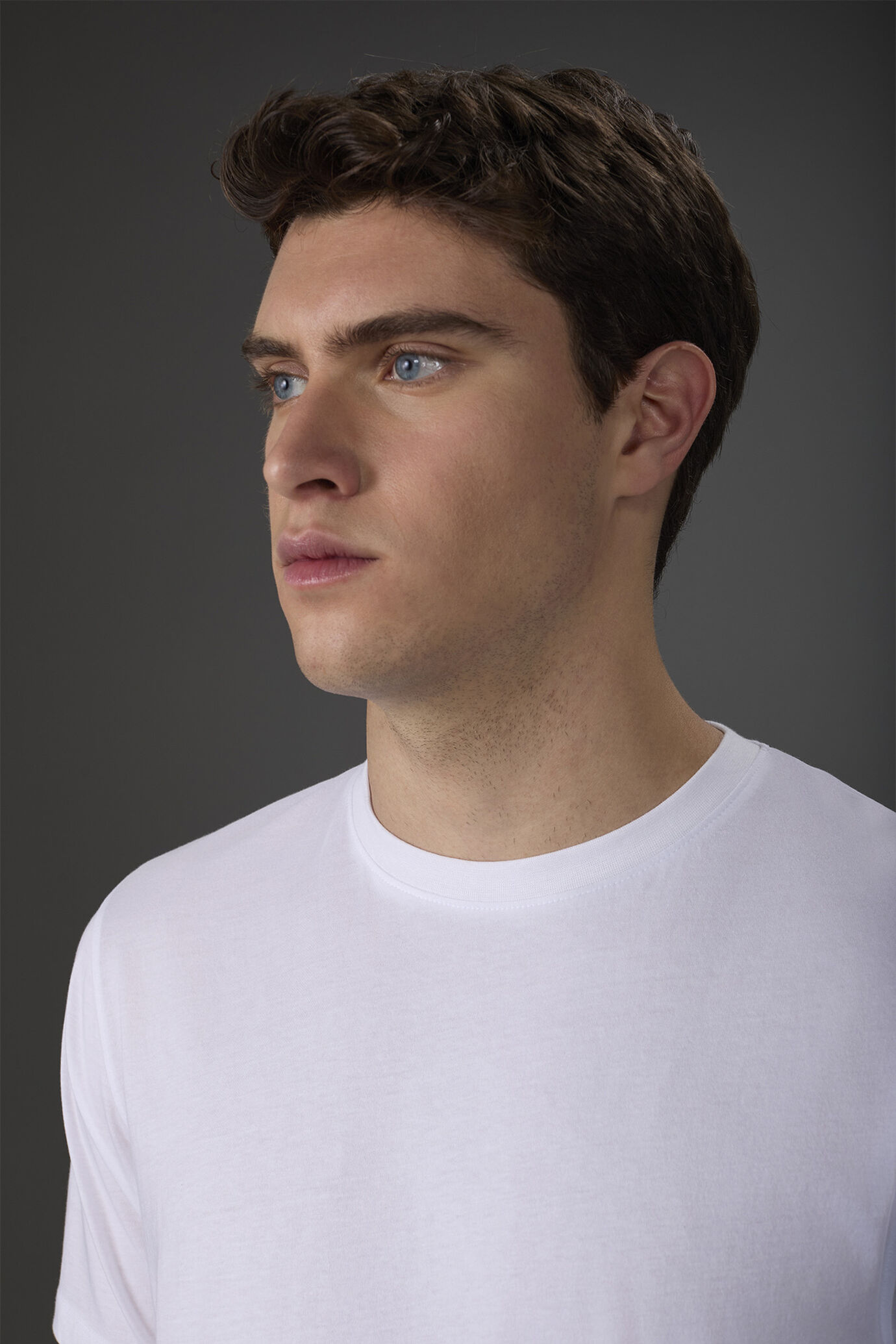 Kurzarm-T-Shirt für Herren mit Rundhalsausschnitt aus Bio-Baumwolle image number 2