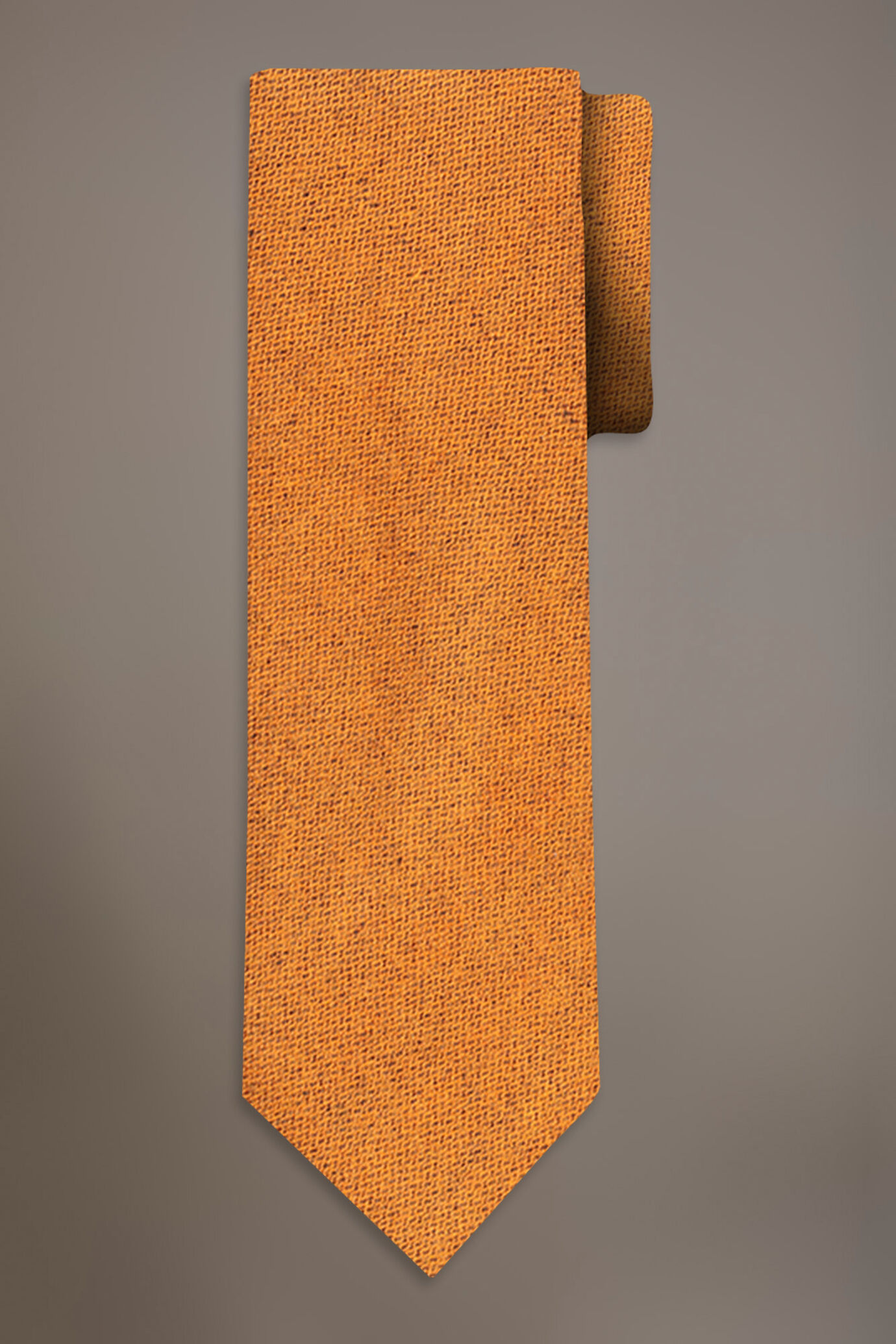 Wool blend tie with brushed effect image number 0