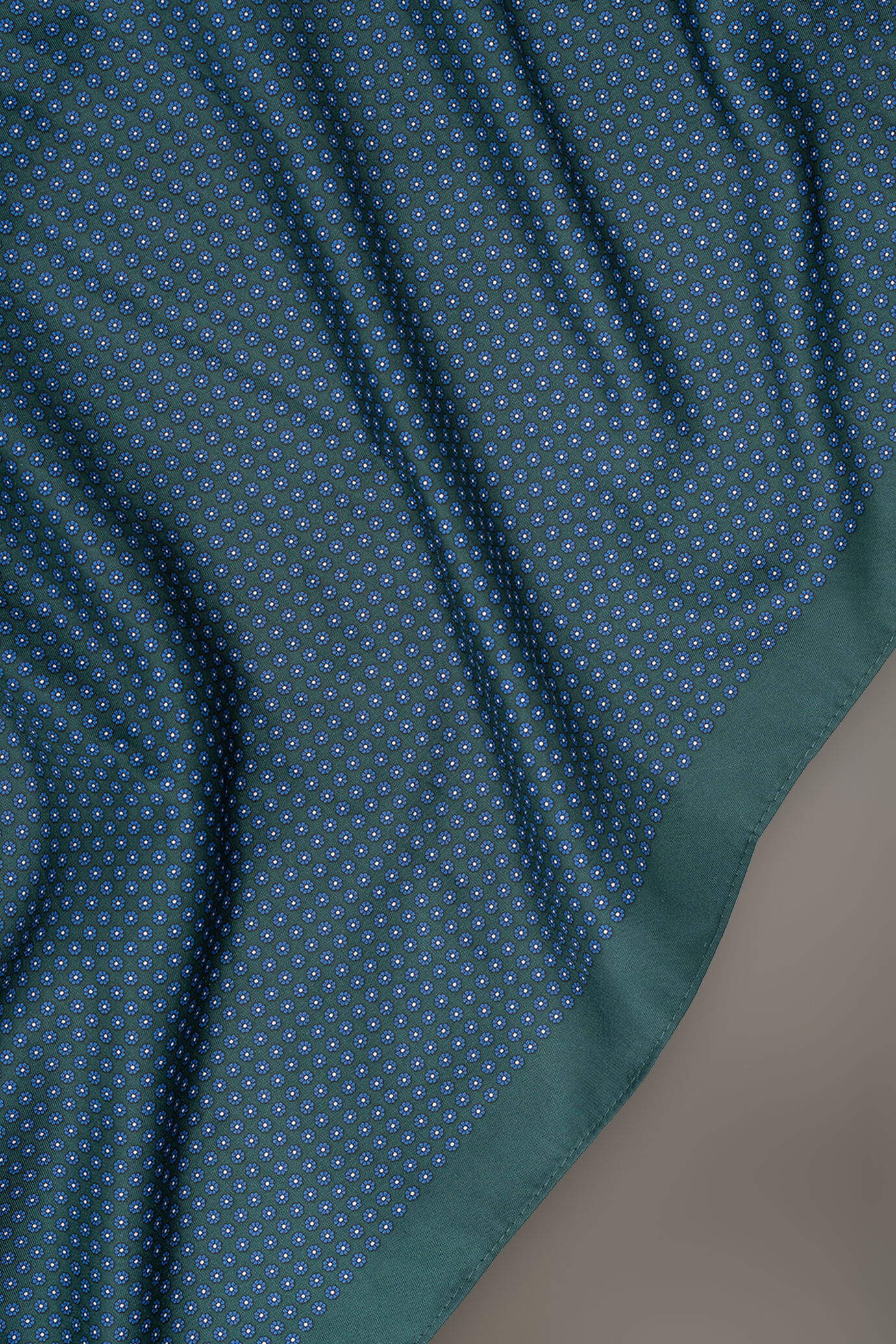 Men's patterned printed twill foulard image number 1