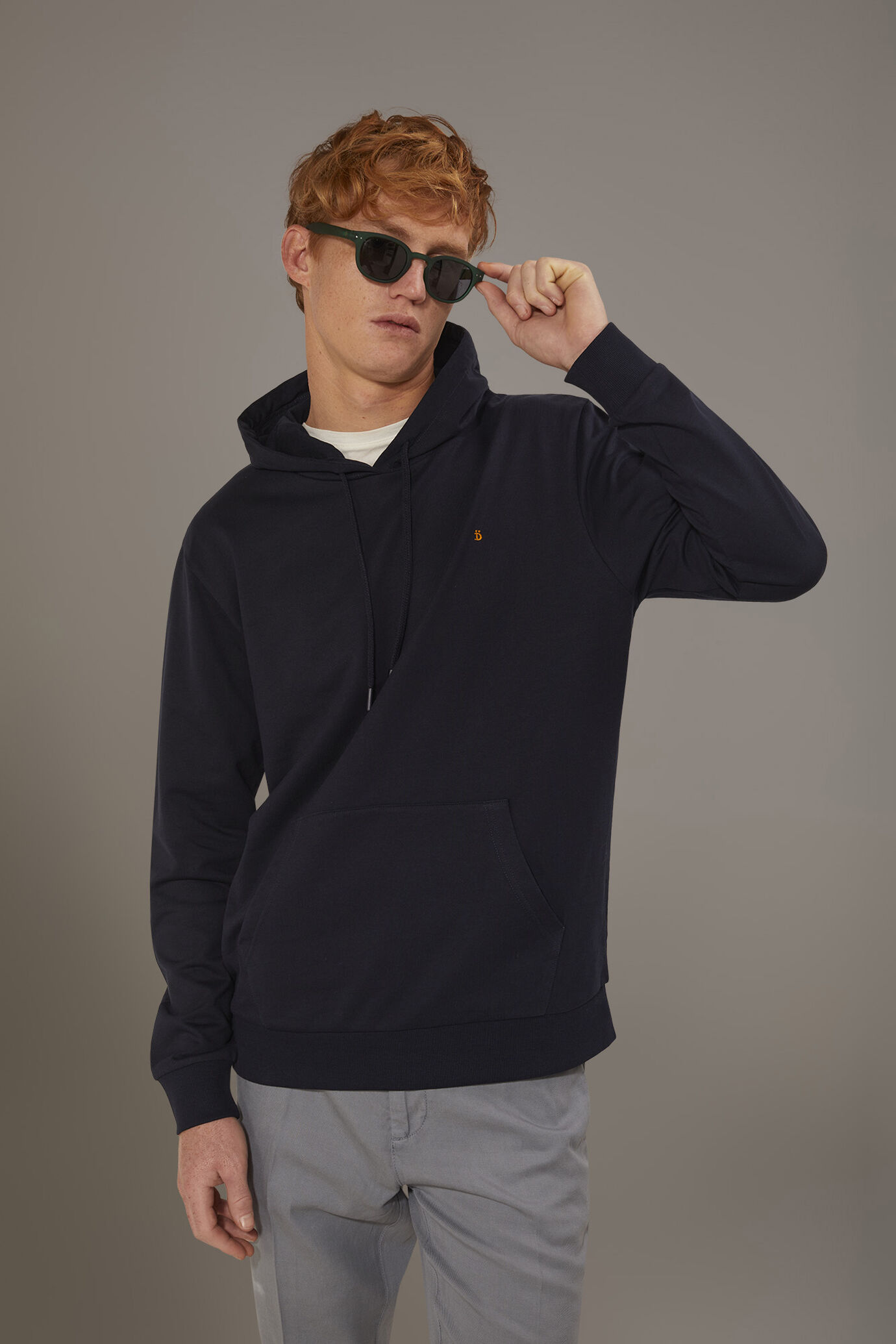 Felpa con cappuccio 100% cotone Doppelganger Maglie Uomo Online