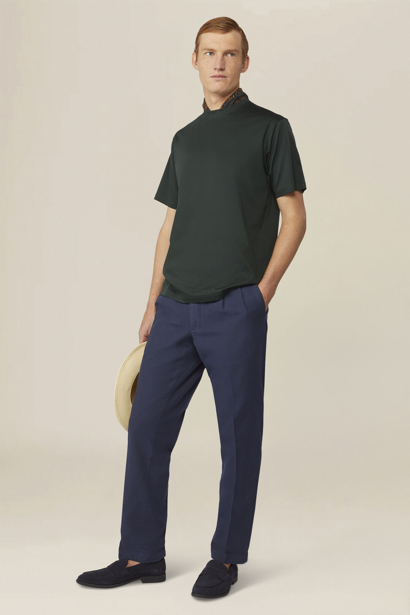 T-shirt homme 100 % coton coupe classique image number 1