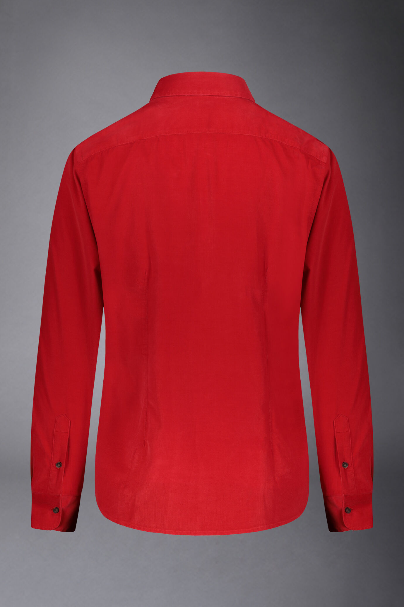 Camicia casual uomo collo francese comfort fit tessuto in velluto 1000 righe image number 5