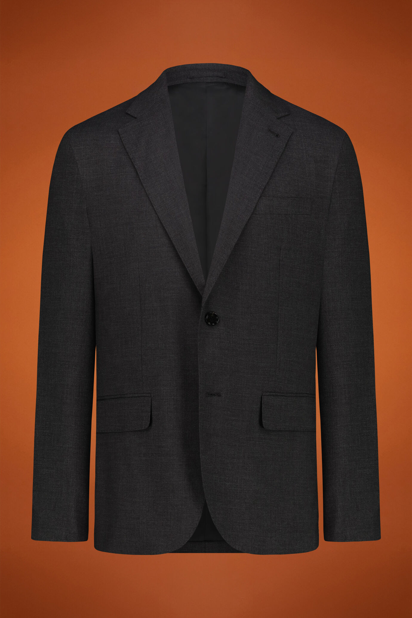 Abito uomo monopetto tessuto grisaglia regular fit