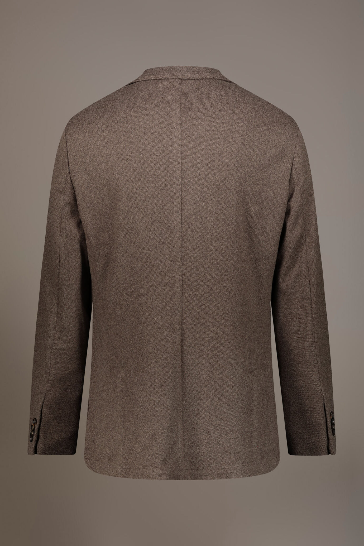 Single-breasted jersey jacket with patch pockets image number 6
