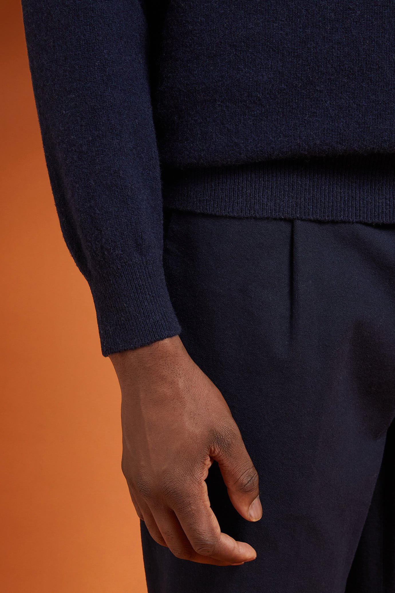 Men's regular fit lambswool jumper image number 2