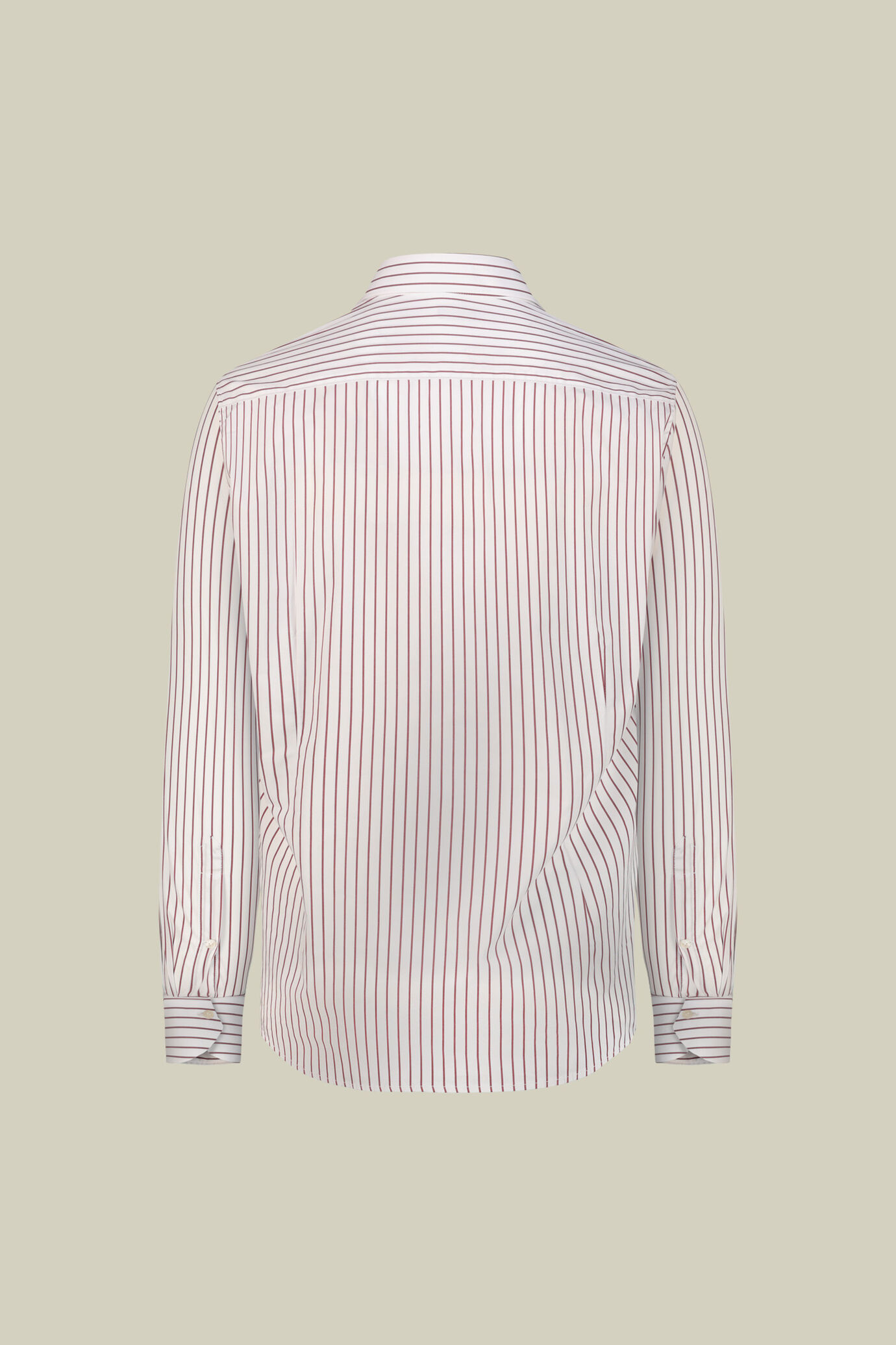 Men&rsquo;s regular-fit shirt in 100% yarn-dyed cotton with wide stripes image number 5