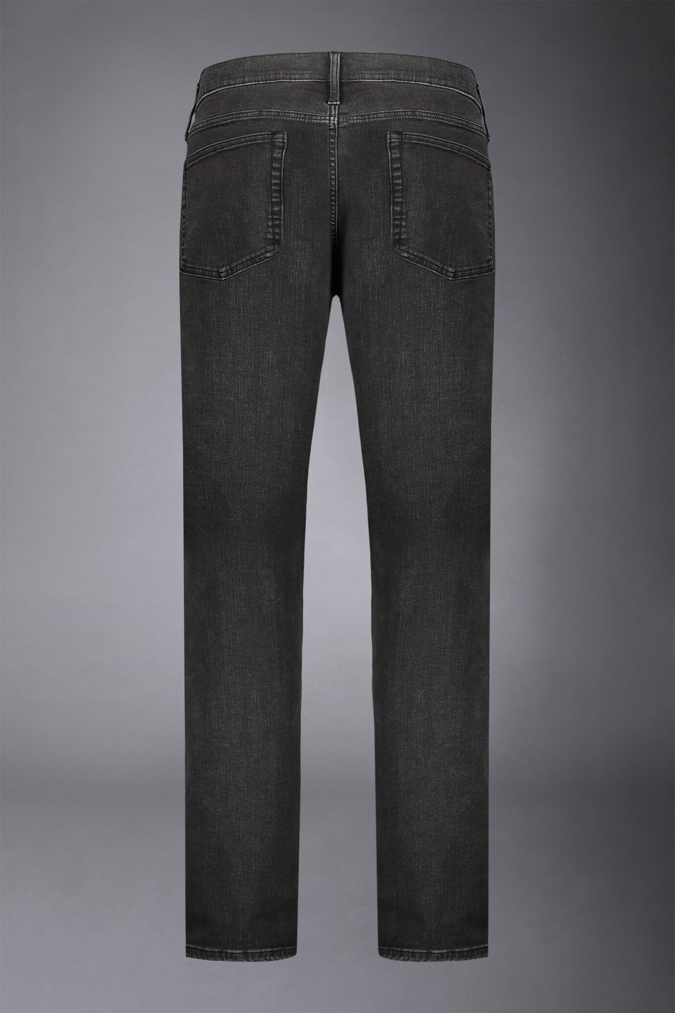 Men's 5-pocket jeans regular fit denim fabric image number 5