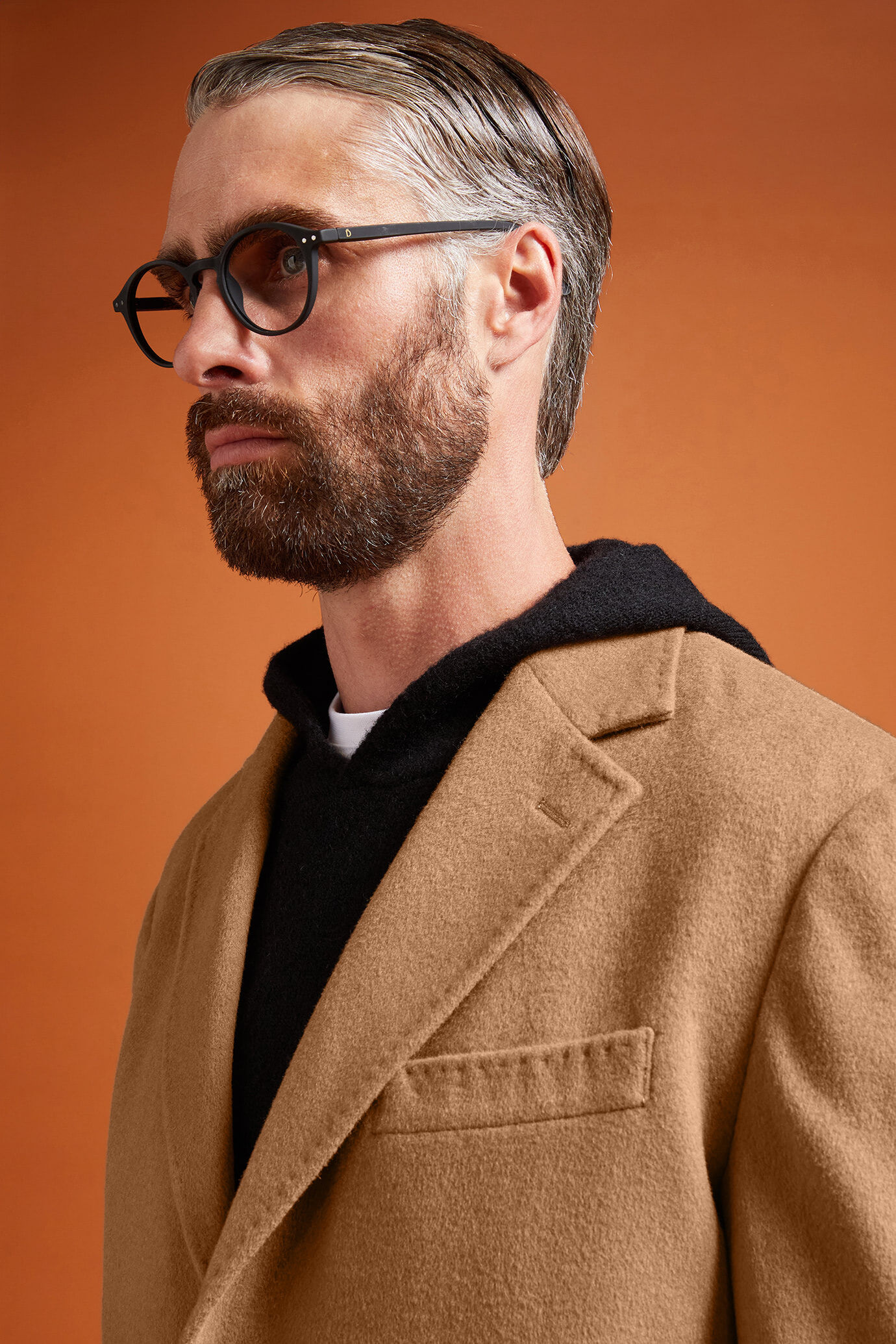 Manteau classique à simple boutonnage pour homme, en polylaine, coupe classique image number 3