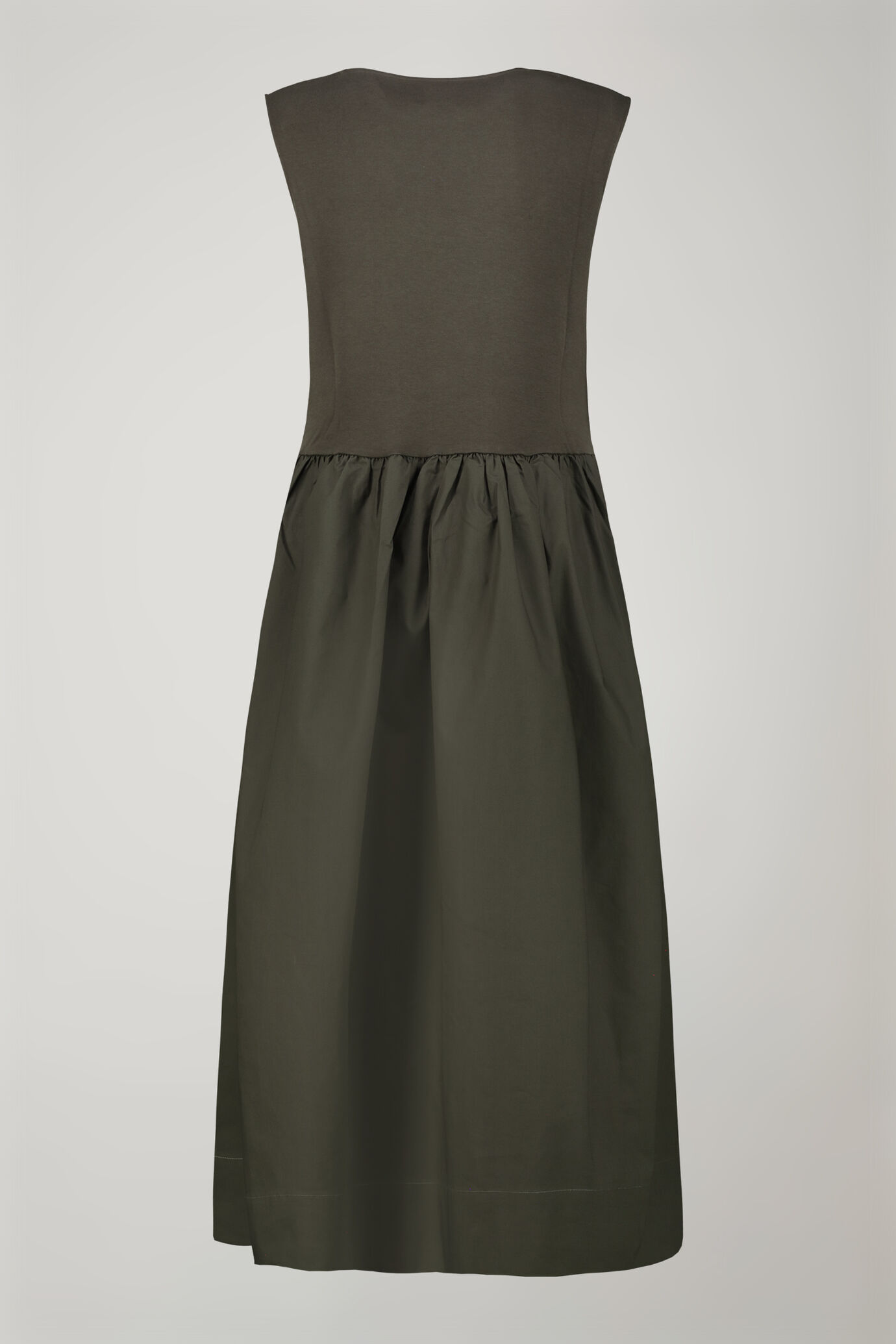 Ärmelloses Midikleid für Damen aus 100 % Baumwolljersey in normaler Passform image number 5