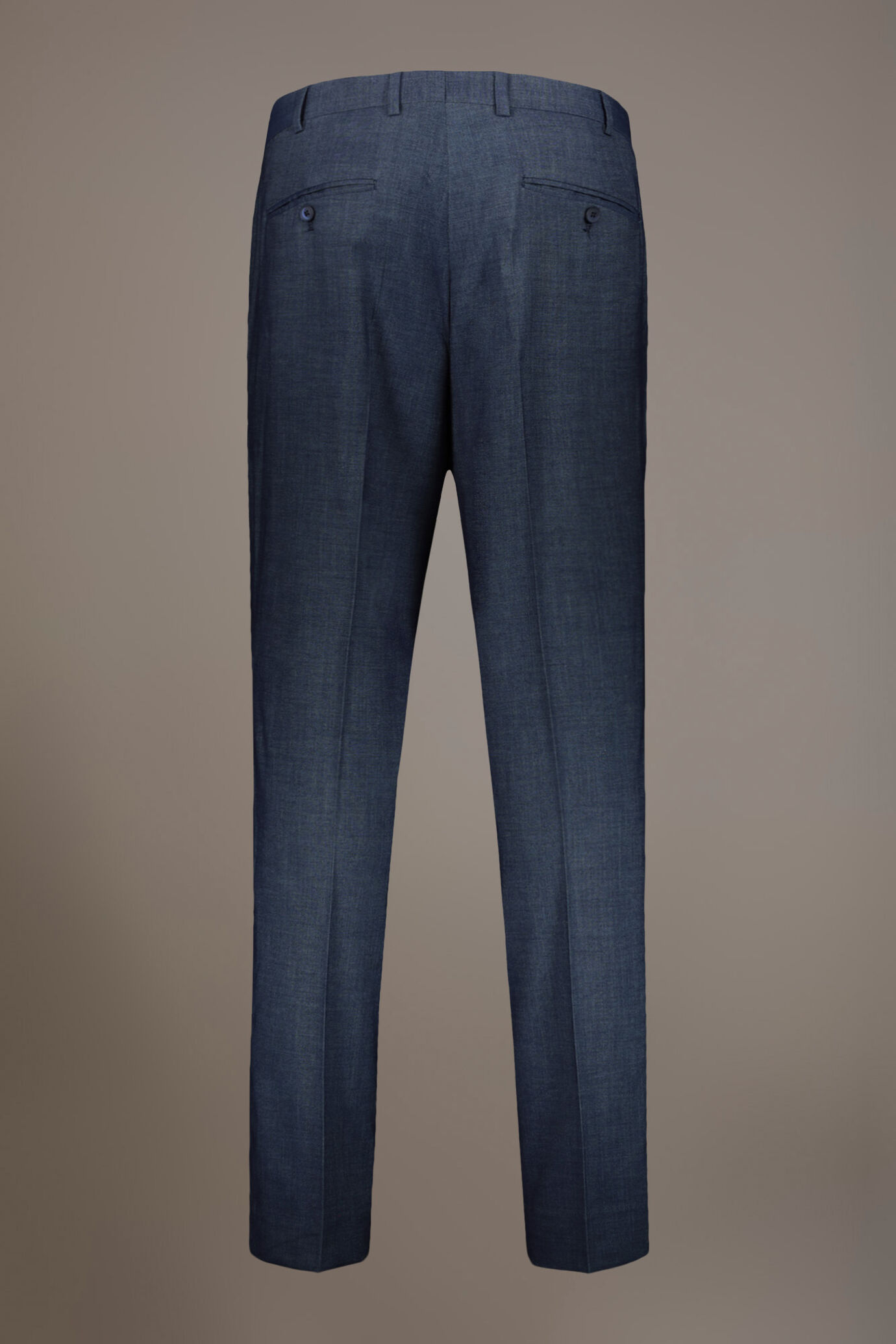 Regular fit single-breasted suit with denim effect image number 7