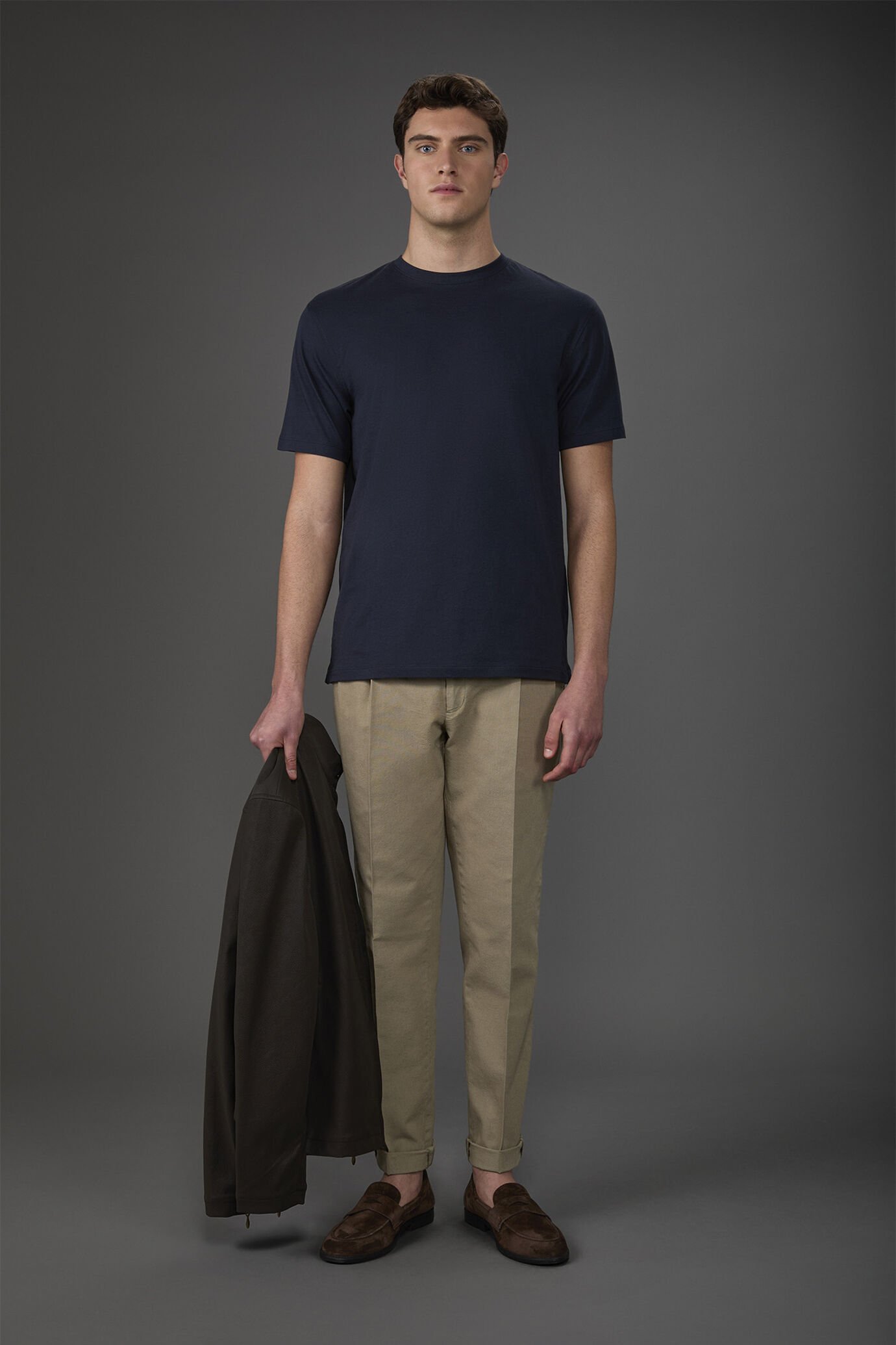 Kurzarm-T-Shirt für Herren mit Rundhalsausschnitt aus Bio-Baumwolle image number 1