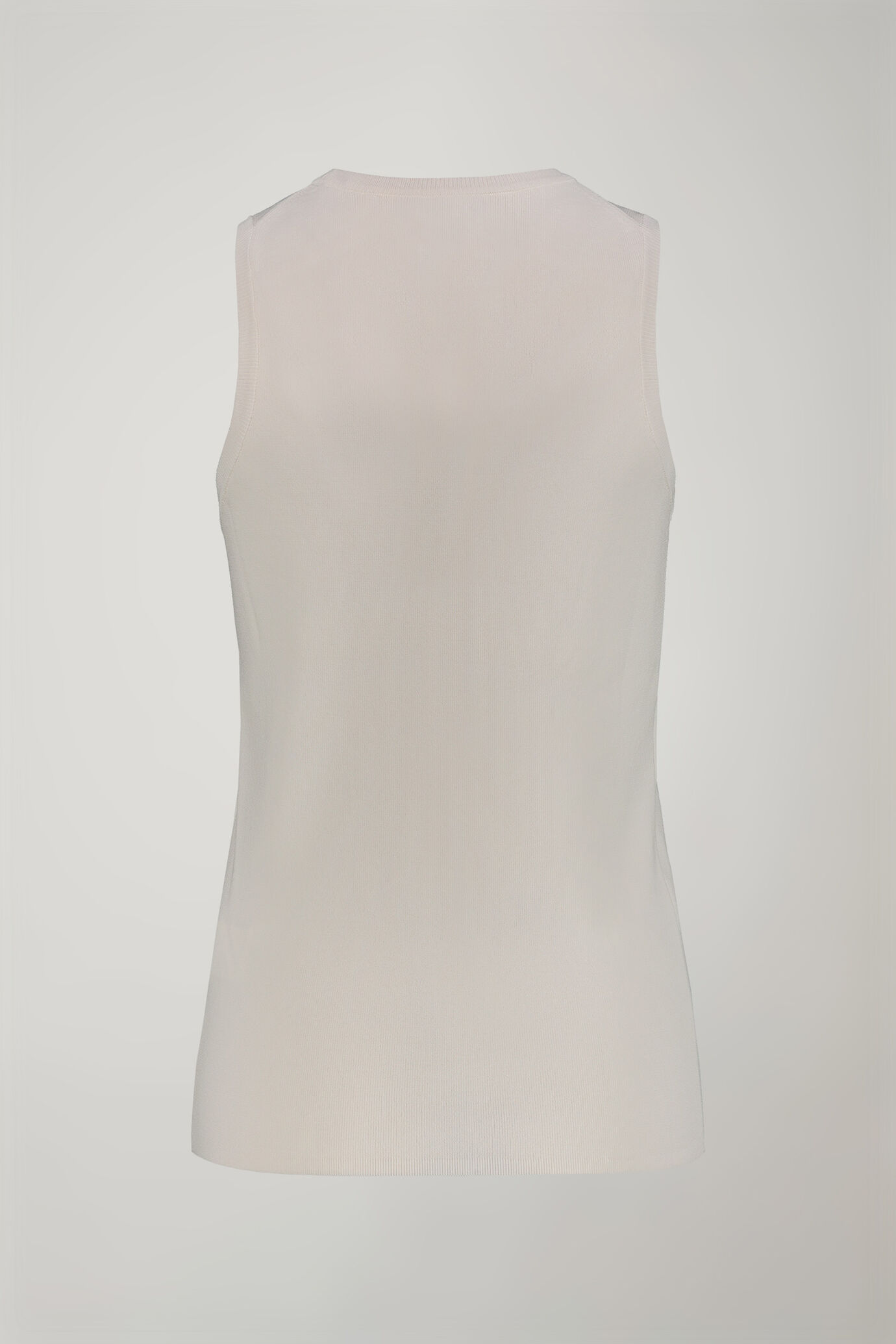 Canotta donna girocollo tinta unita regular fit image number 5