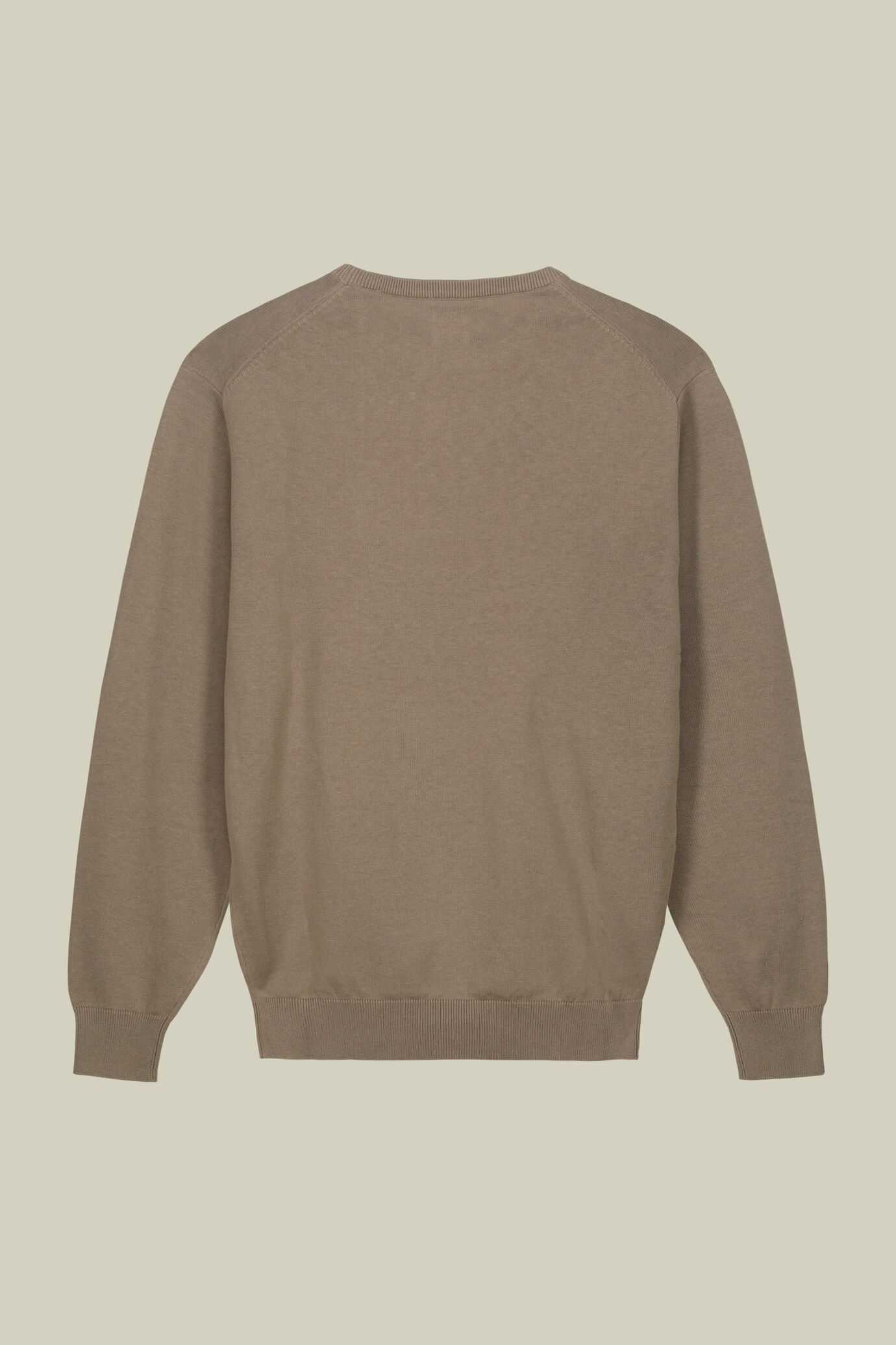 Herren-Pullover mit Rundhalsausschnitt aus 100 % bio-gewaschener Baumwolle image number 5