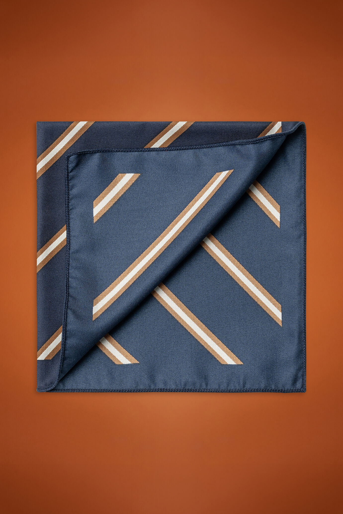 Men's printed pattern pochette