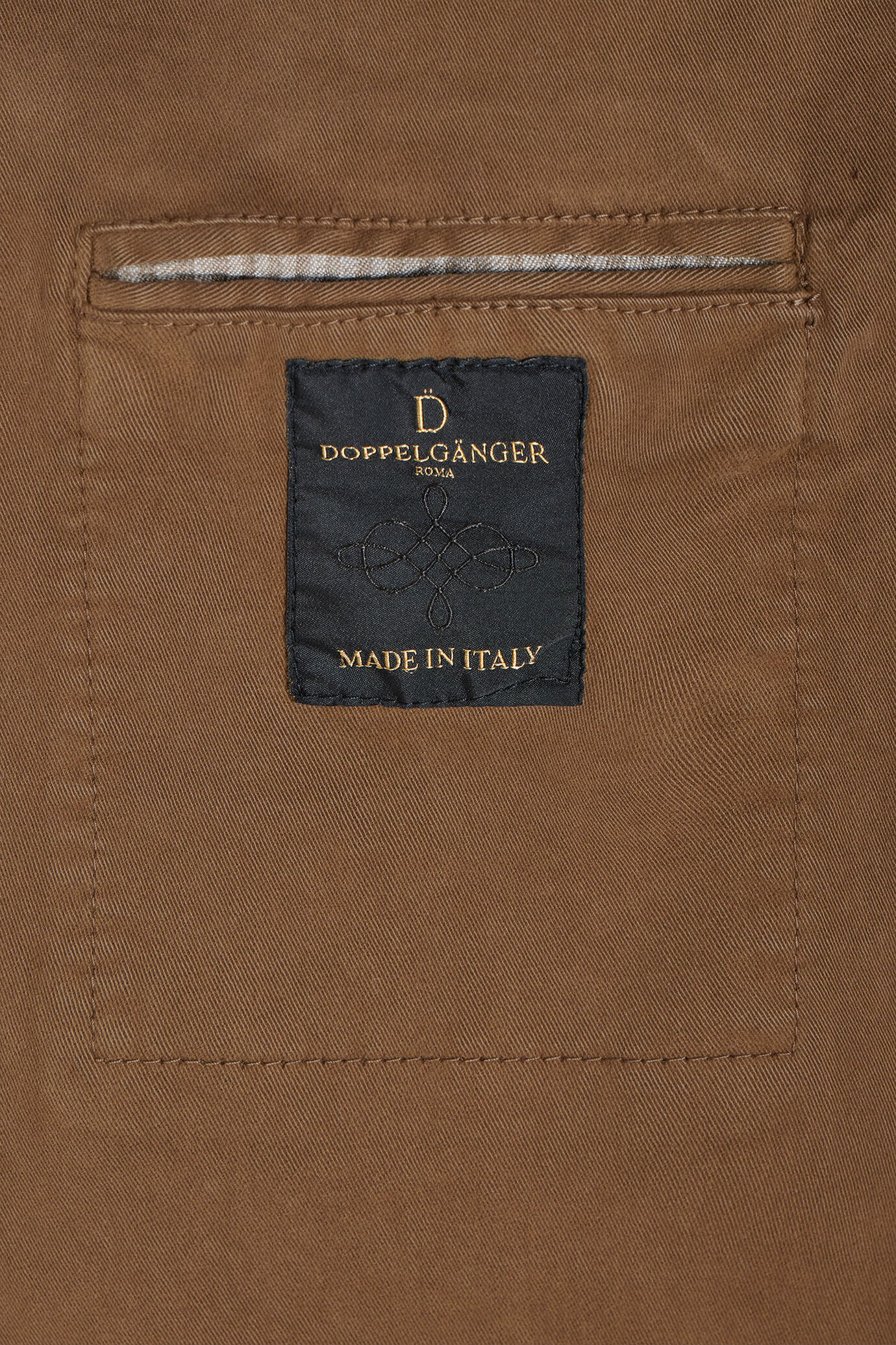 Single breasted jacket garment dyed. image number 5