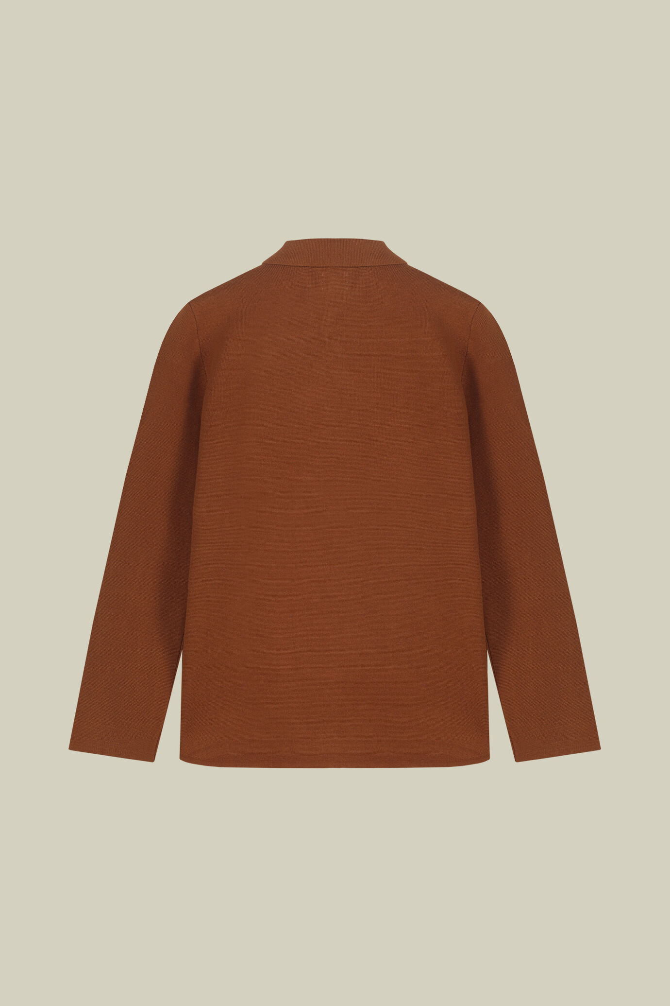 Giacca uomo in maglia Punto Milano con tasche a toppa regular fit image number 5