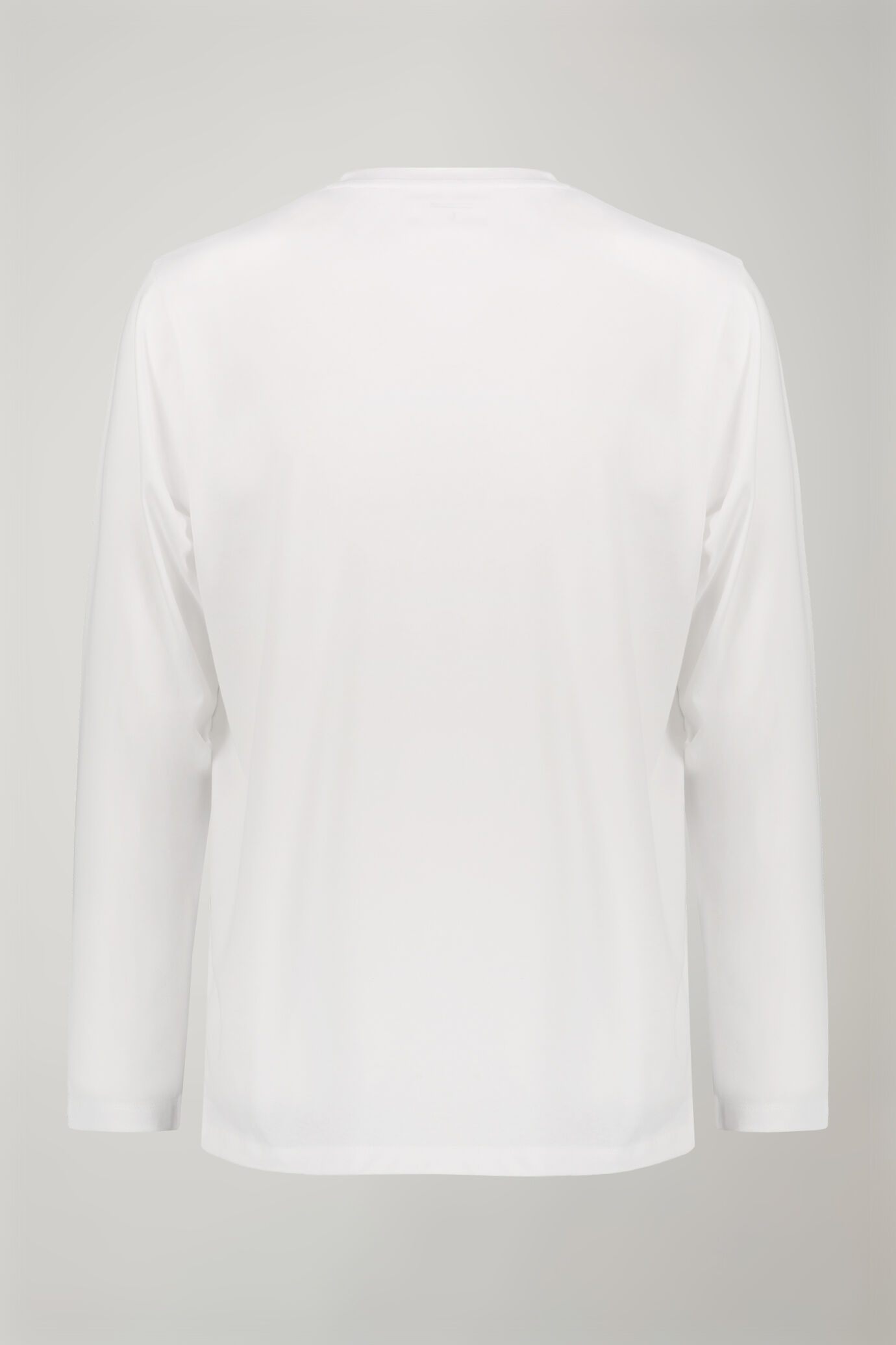 Herren-T-Shirt mit Rundhalsausschnitt und langen Ärmeln aus 100 % Baumwolle in normaler Passform image number 5