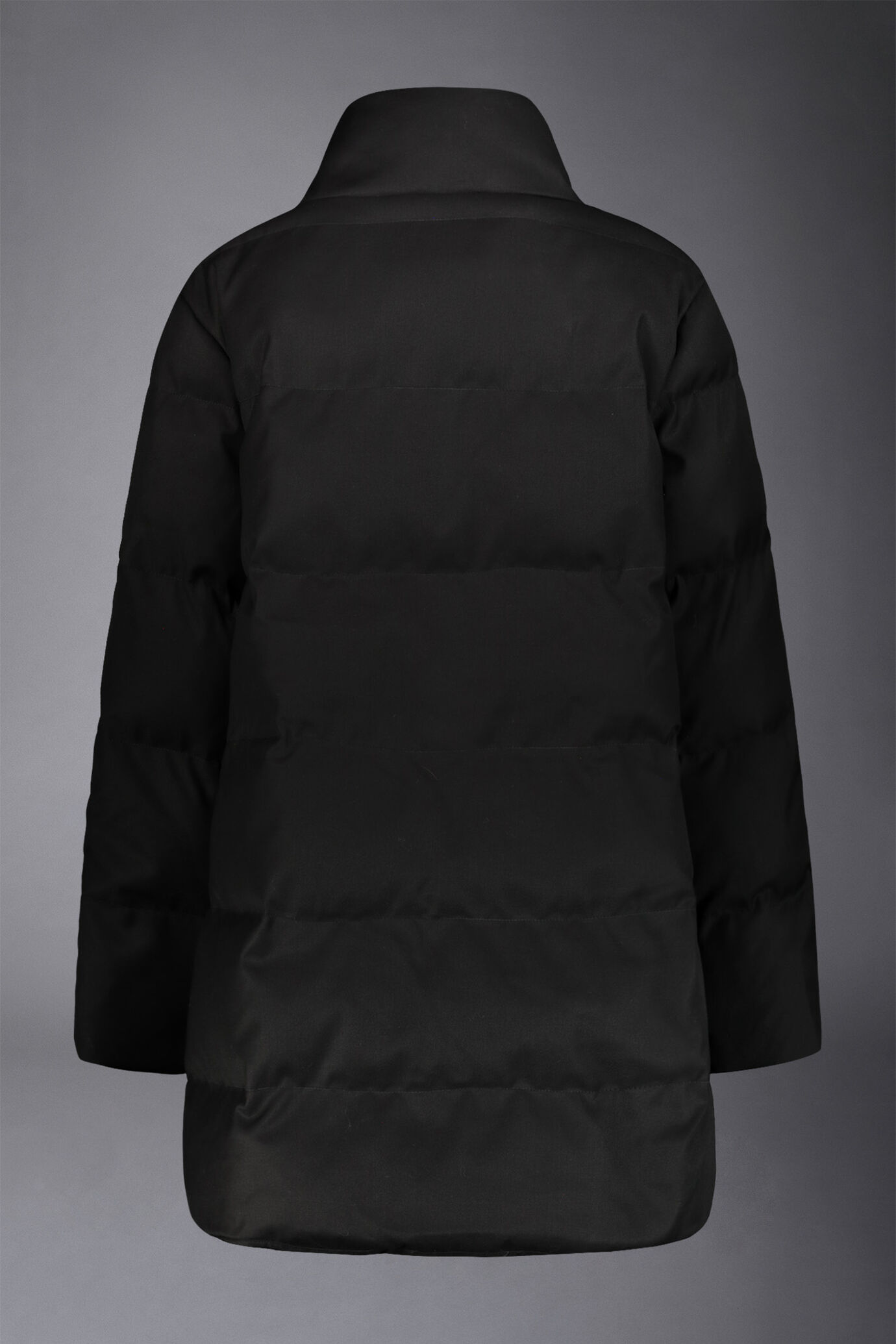 Women's single-breasted wool-blend padded down jacket image number 5