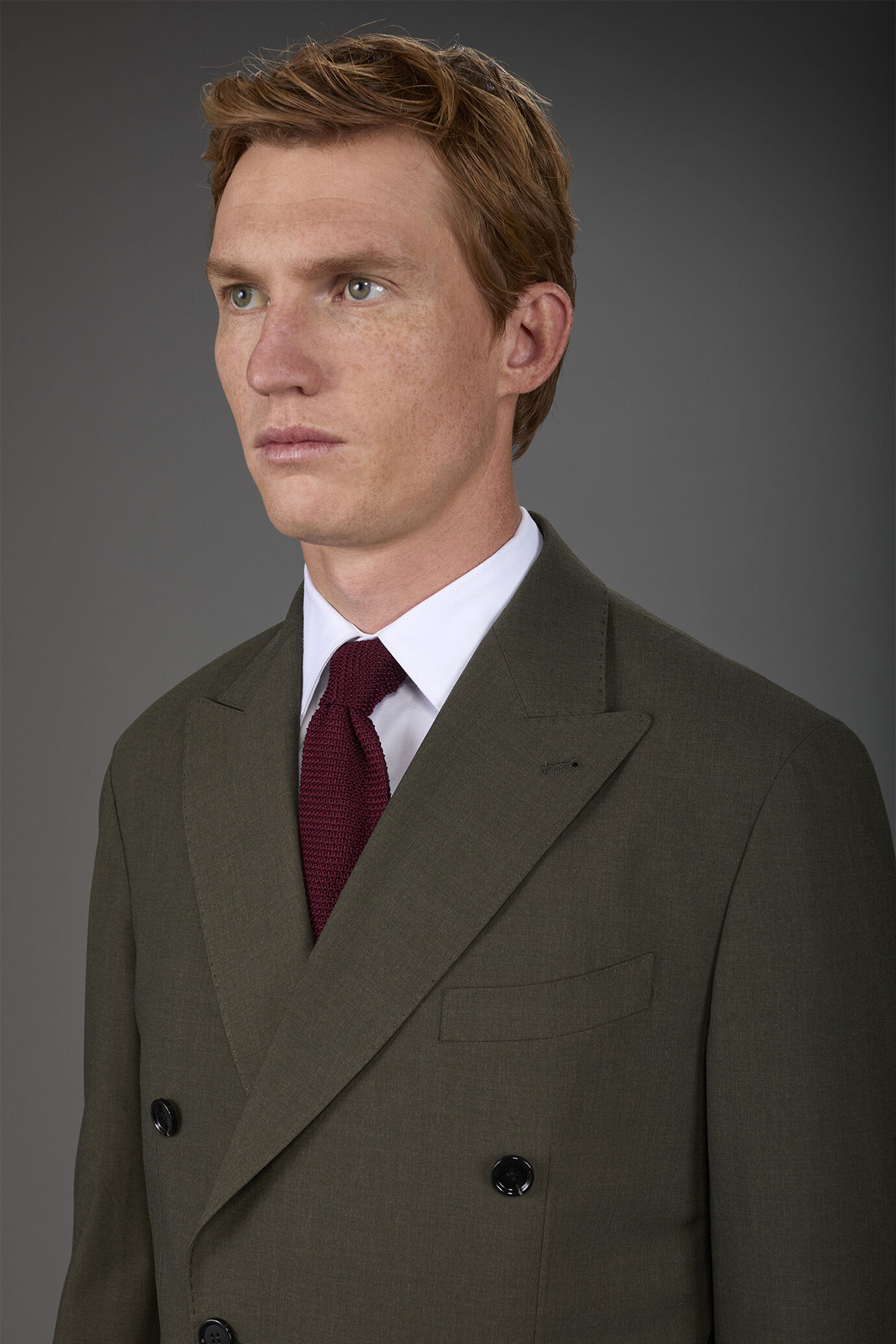 Cravate homme tissée unie