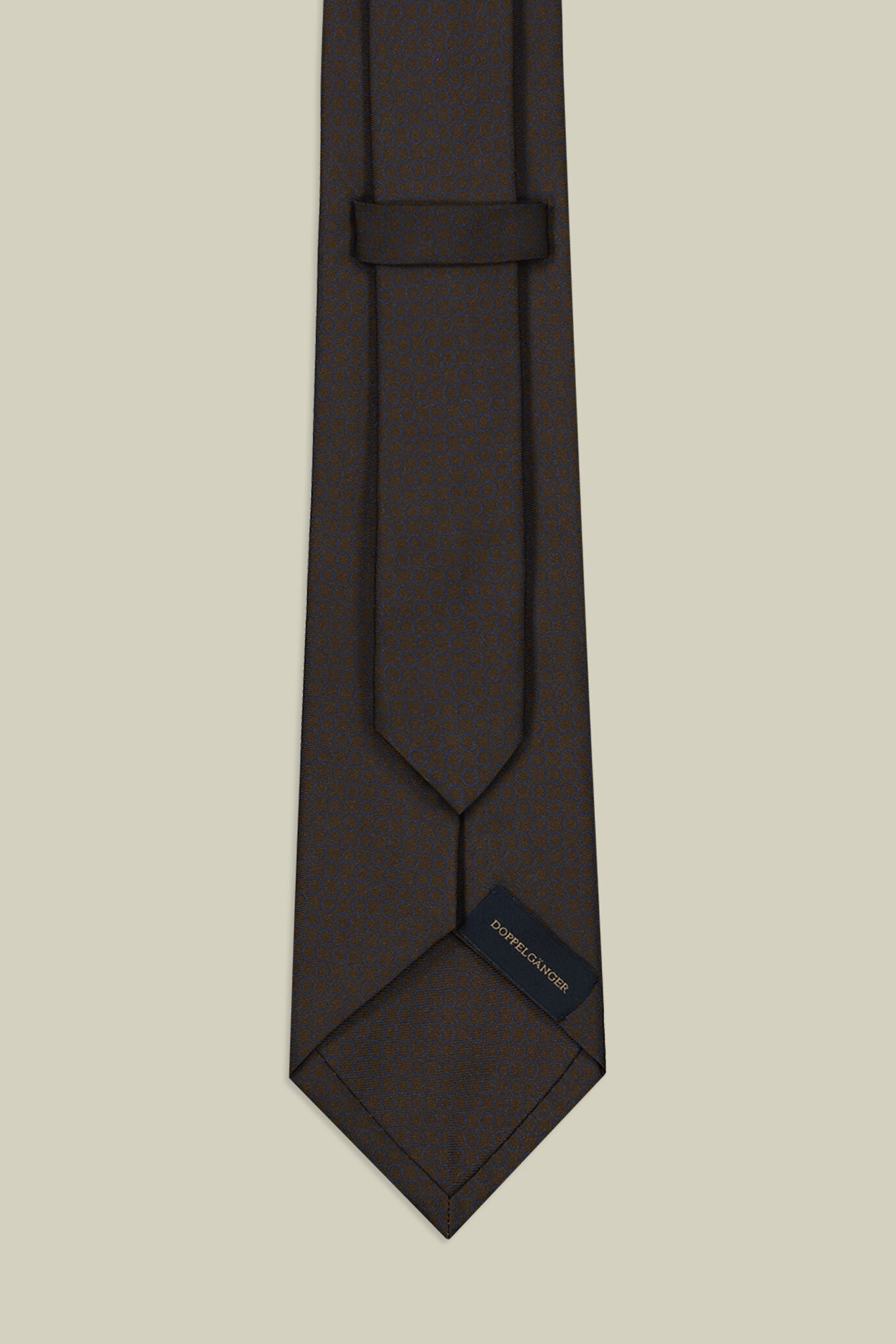 Men's micro patterned silk tie image number 2